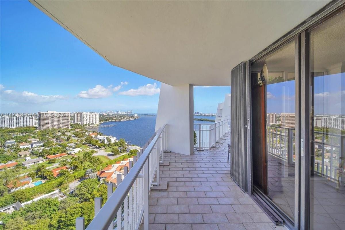 Both covered balcony and open to the sky