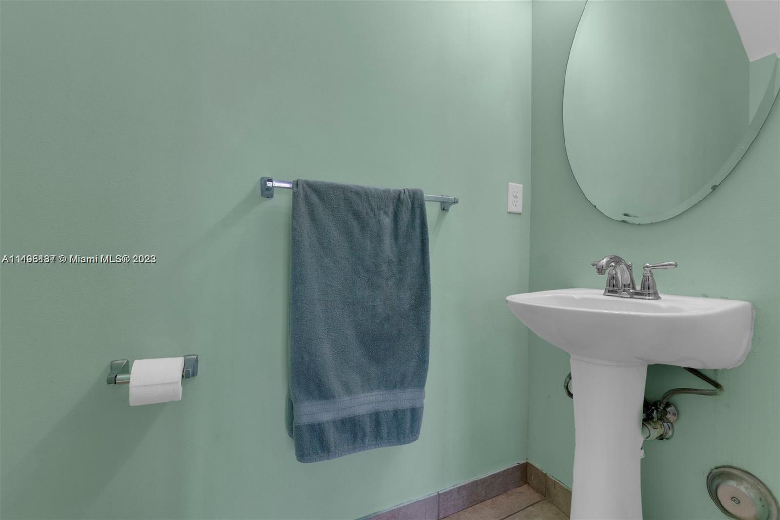 1/2 bath on ground floor