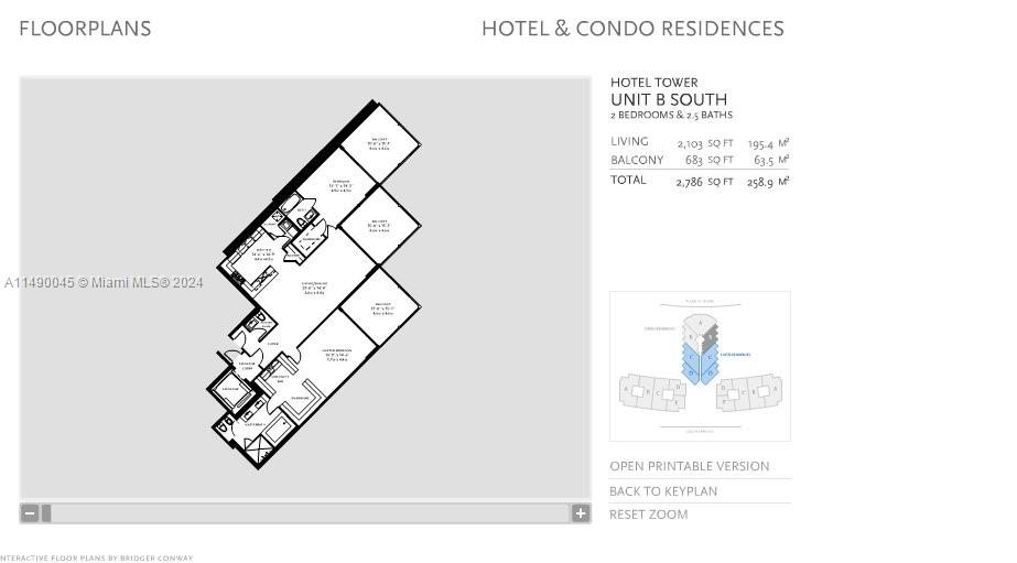 9703 Collins Ave 2502, Bal Harbour, Florida 33154, 2 Bedrooms Bedrooms, ,3 BathroomsBathrooms,Residential,For Sale,9703 Collins Ave 2502,A11490045
