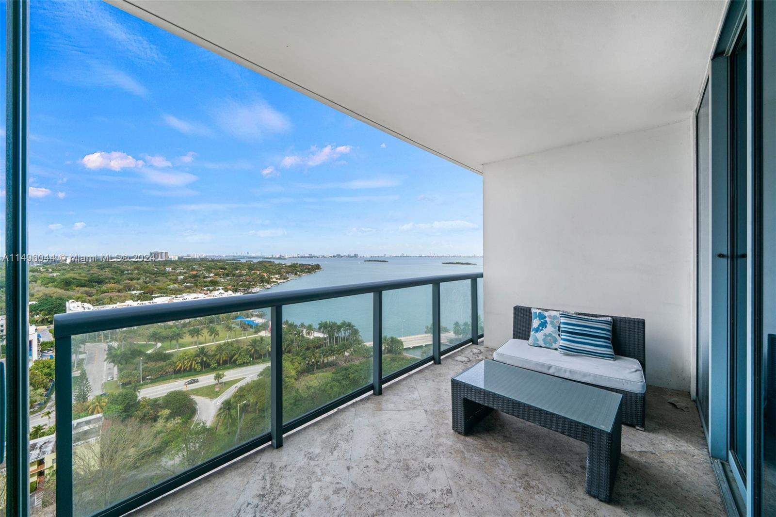 Exceptional modern and elegant 2 Beds / 2.5 Baths with breathtaking views of the Intracoastal. Floor to ceiling windows overlooks Biscayne Bay & the lights of Miami. Upgraded condo including marble floors, sheer weave shades and cherry wood closets. One of the Best lines in the Building. The complex features full service amenities with lap pool, heated pool, BBQ area, fitness center, party room, business center, 24 hours security, pets welcome. Minutes drive to South Beach, Miami Beach, and Downtown. Walking distance to Wynwood, Design District and Midtown shopping & dining. Quick access to all major highways. Blue was named "The Best New Condo in Miami".