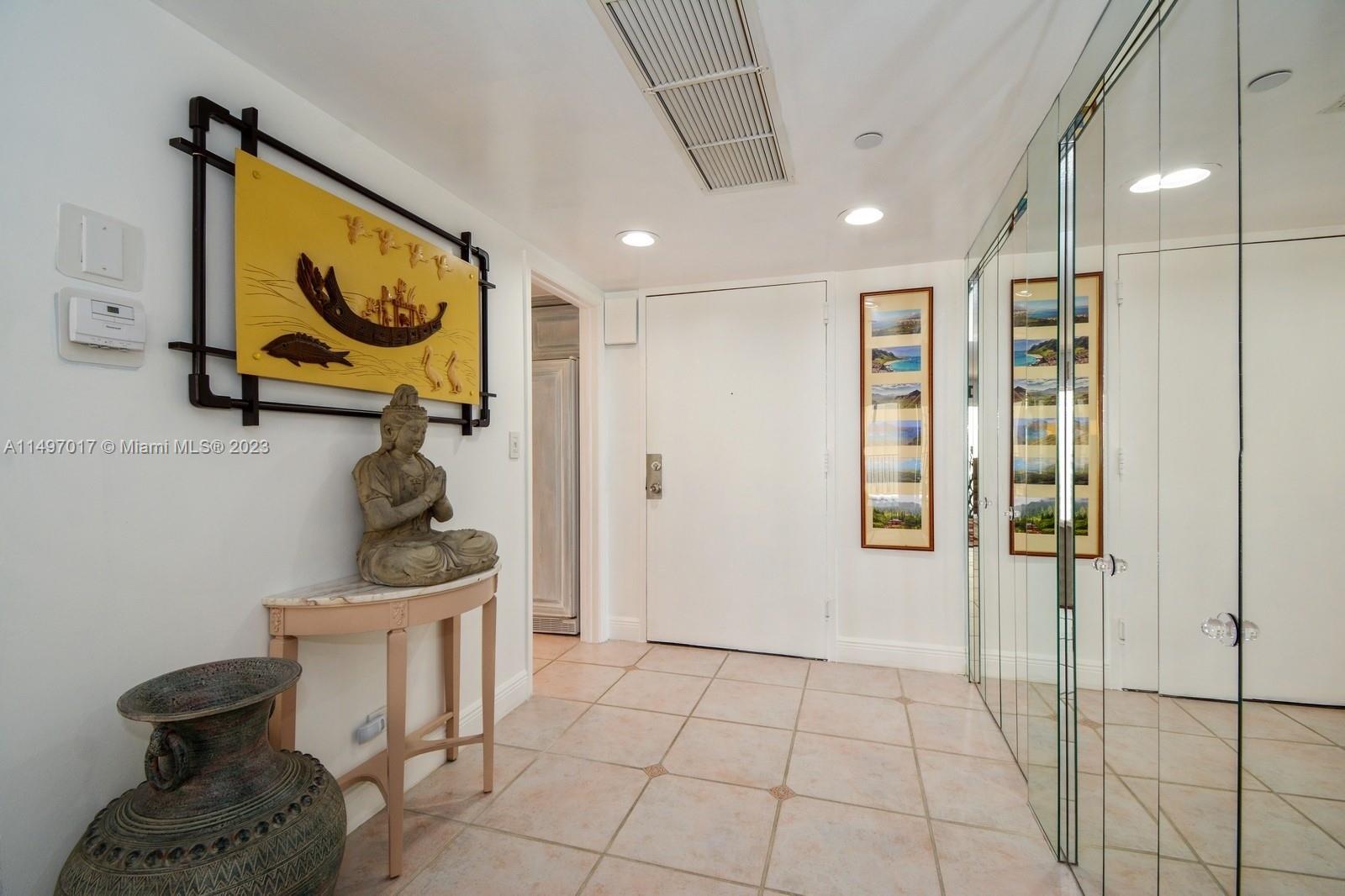 Welcoming entry foyer with lots of storage.