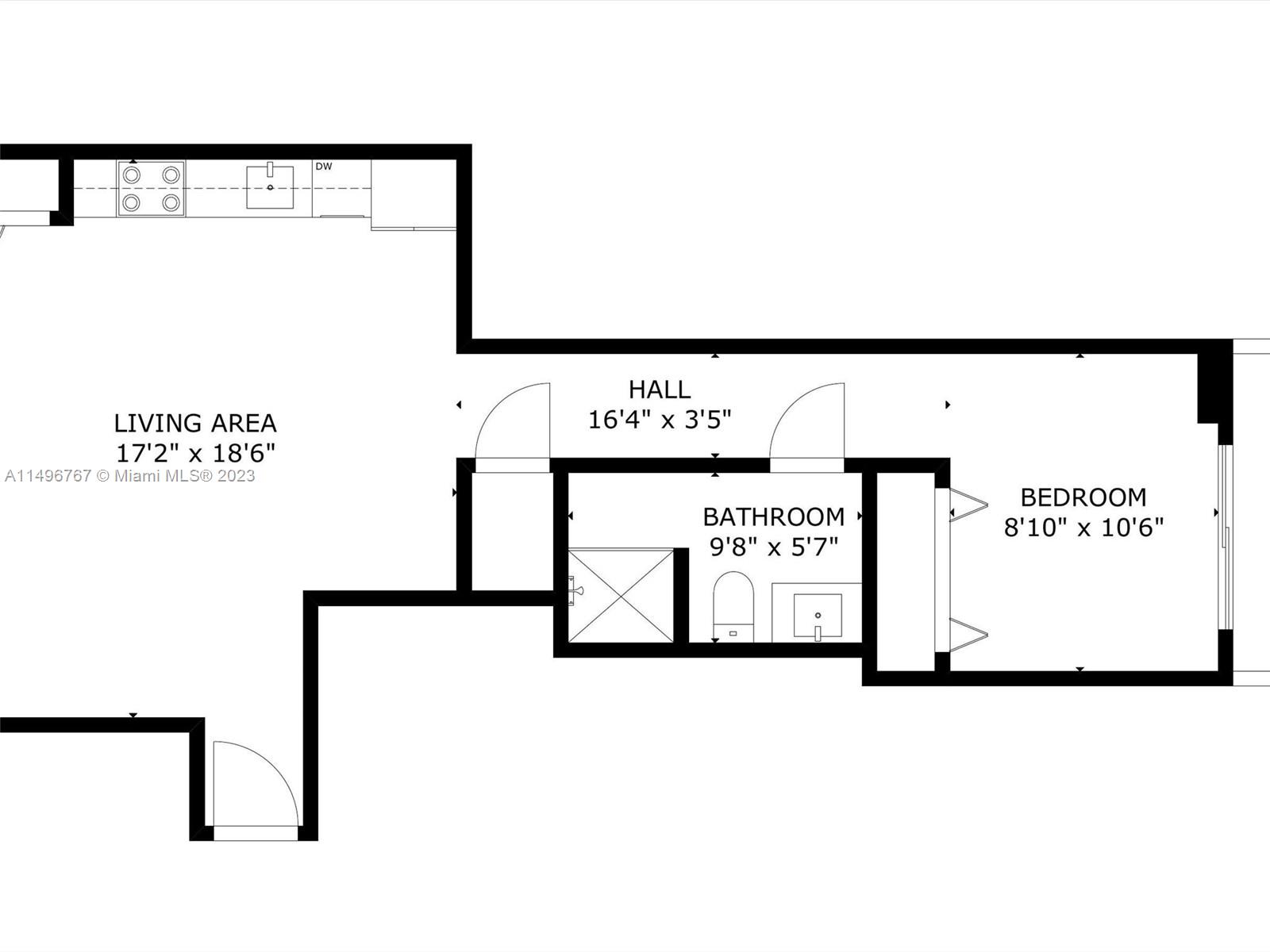 398 NE 5th St 2915, Miami, Florida 33132, 1 Bedroom Bedrooms, ,1 BathroomBathrooms,Residential,For Sale,398 NE 5th St 2915,A11496767