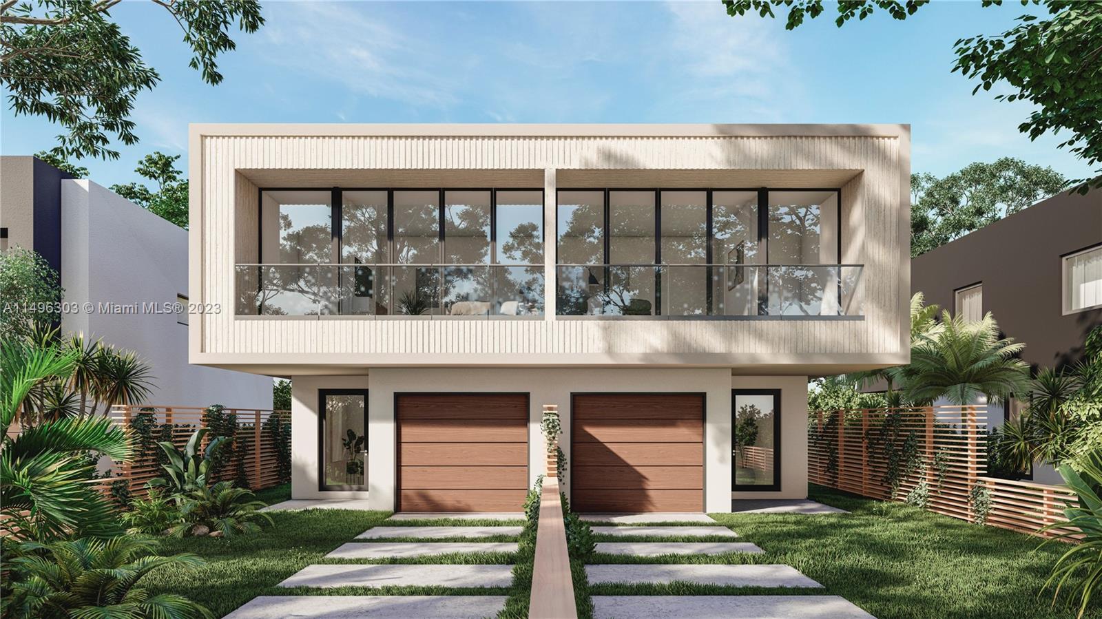 Custom new construction two-story townhomes in the heart of Coconut Grove, with a total area of 3,066 SF and a sizable 4-BD, 3.5-BA layout. 2024 unveiling is anticipated for this new construction, featuring designer finishes, Consentino stone exteriors, and a seamless blend of indoor and outdoor spaces. The gourmet eat-in kitchen will include MandiCasa Italian custom cabinetry, Thermador appliance package, and beautiful Consentino countertops. Additional features include 8-ft Italian doors, 10-ft ceilings, glass railings, high-efficiency lighting, exterior cameras, and garage. The manicured backyard will offer artificial turf and a pool, with plenty of space to entertain. Close to the best restaurants, schools, shopping, parks, and entertainment.