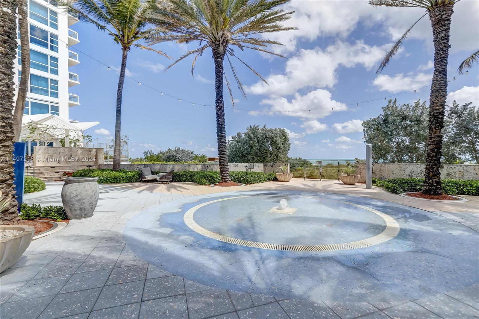 The splash pool, one of the whimsical features of the courtyard ideal for the child in us all especially your precious little ones.
