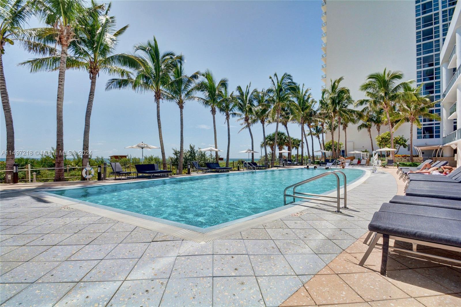 One of Four (4) swimming pools on property.