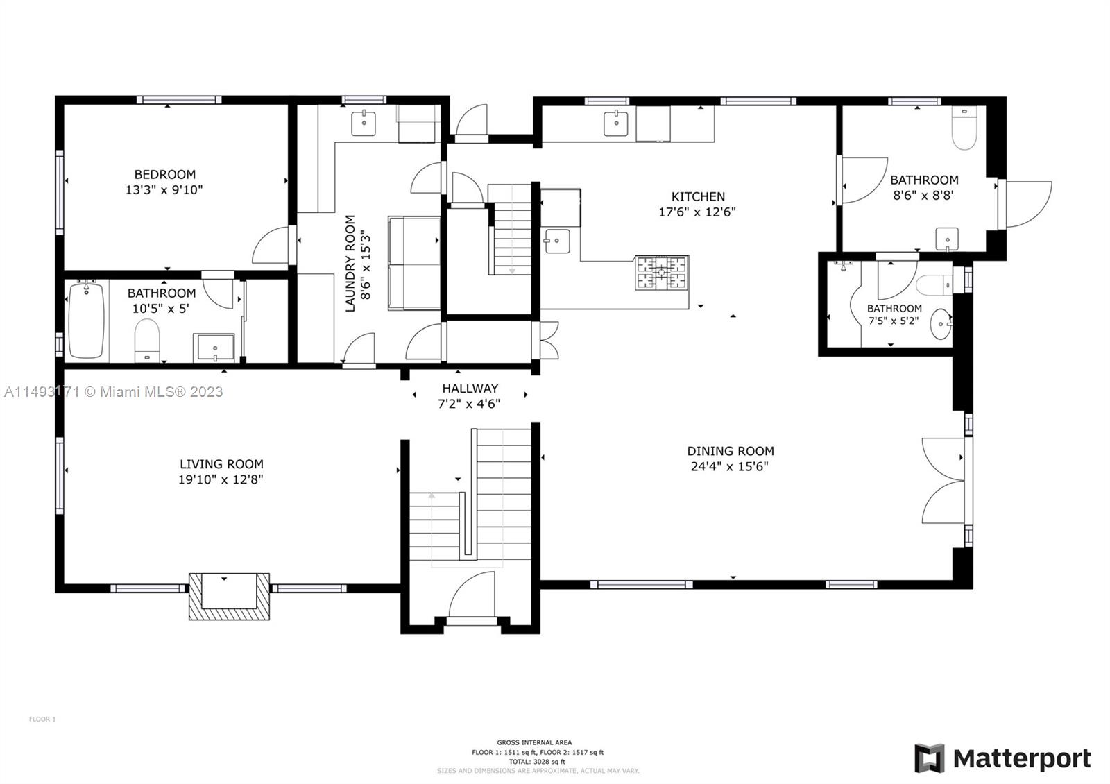 1545 Meridian Ave, Miami Beach, FL, 33139 United States, 5 Bedrooms Bedrooms, ,4 BathroomsBathrooms,Residential,For Sale,Meridian Ave,A11493171