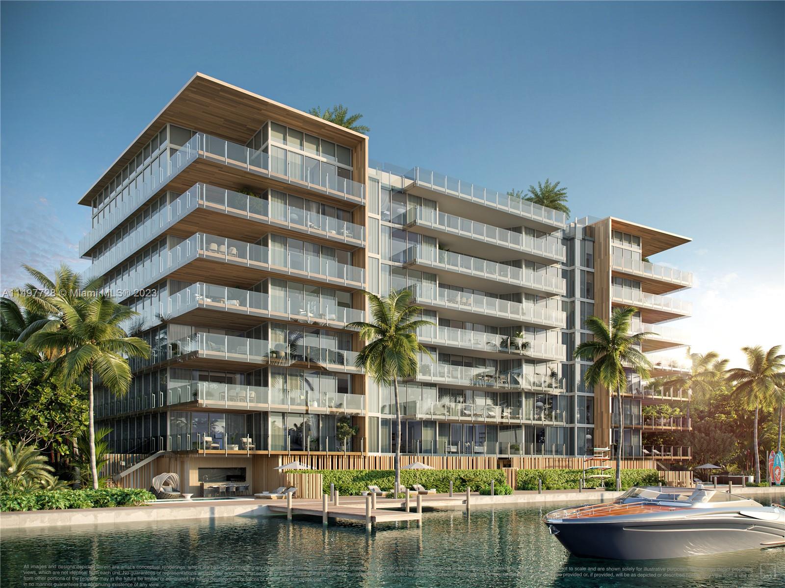 Experience luxury living at 9727 E Bay Harbor unit 201. This waterfront residence boasts stunning views, a private pool deck, and impeccable finishes. Designed by Kobi Karp, it offers sprawling living areas, private boat slip, and resort-like amenities, including an infinity pool and rooftop deck. Immerse yourself in paradise at La Mare.