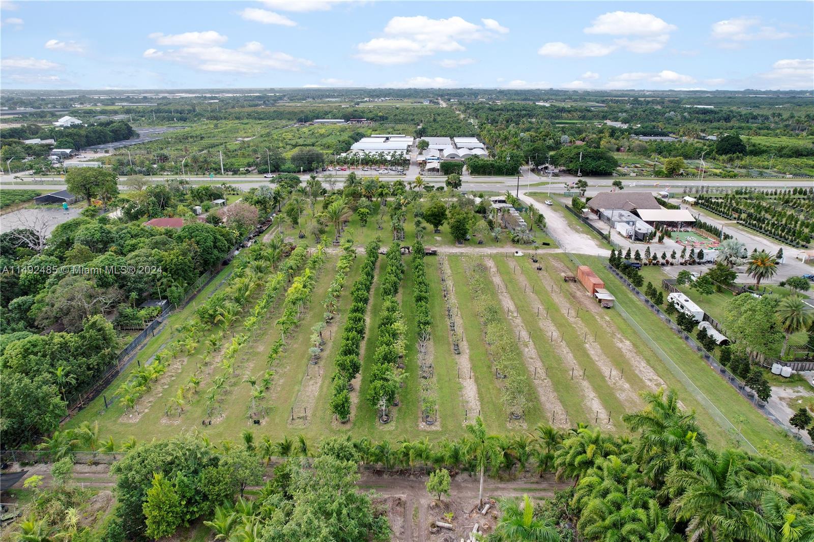 MATURE SPECIMEN TREES...FACING WEST TOWARDS KROME. FULLY FENCED, IRRIGATED AND GATED.