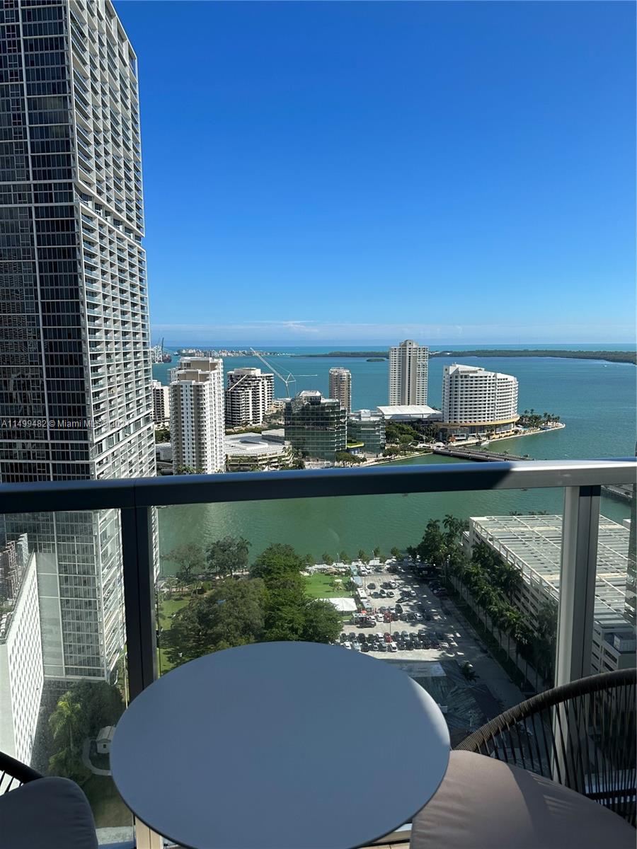 500 Brickell East Tower. Corner unit with amazing Bay and Ocean views and breathtaking sunrise settings. 
Bright, Spacious and Quite, best describe this unit on the 32nd floor facing the South East. Marble floors throughout 36" x 36", Open kitchen, formal foyer, great terrace, freshly painted with attention to details.
Full service building with great amenities, security and much more.
Maintenance is as follow for 2024 WITH RESERVES: Condo $845, Master: $723. Total $1,568. Maintenance for 2025 a total of $1,282 FULLY RESERVED