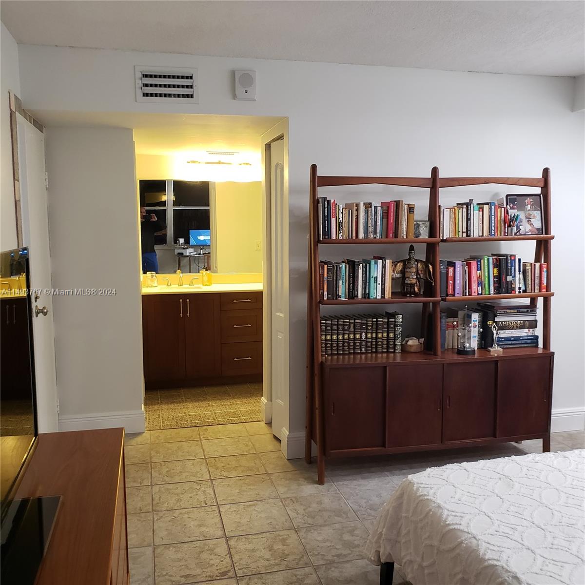 furnished main bedroom