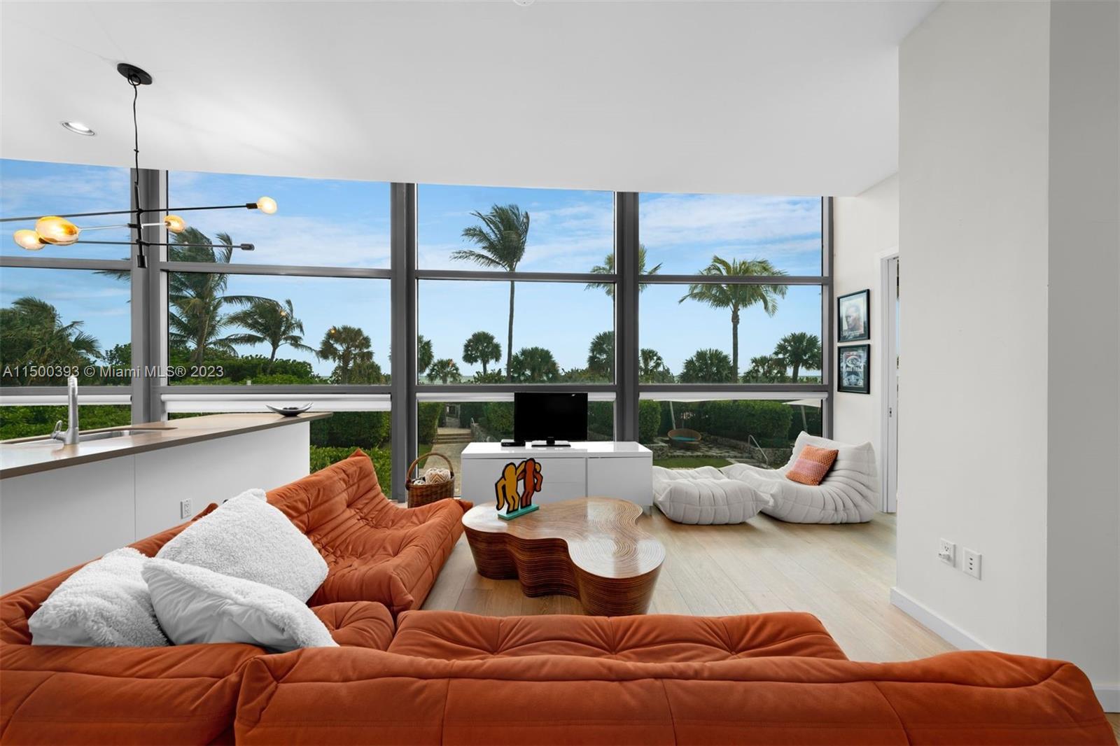 This stunning 1 Bed, 1.5 Bath unit offers floor to ceiling windows, an updated kitchen, hardwood floors, direct ocean views and a small sized den that could be used as an office. The MEi is a boutique condominium with 134 residences, offering 5-star service, valet parking, beach access + service, a state-of-the-art pool, fitness center, library, steam room, spa, and more. Available January 1st, 2024.