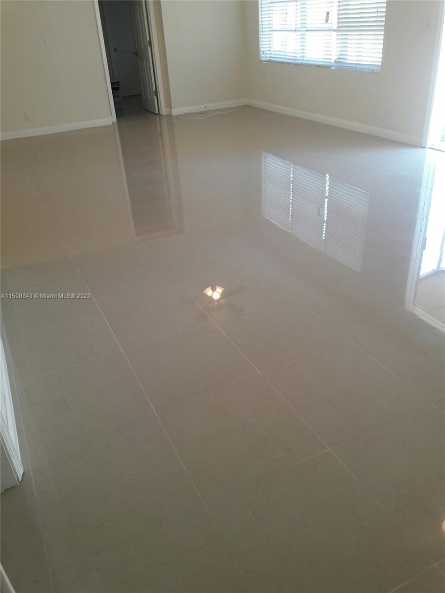Porcelain flooring around the house