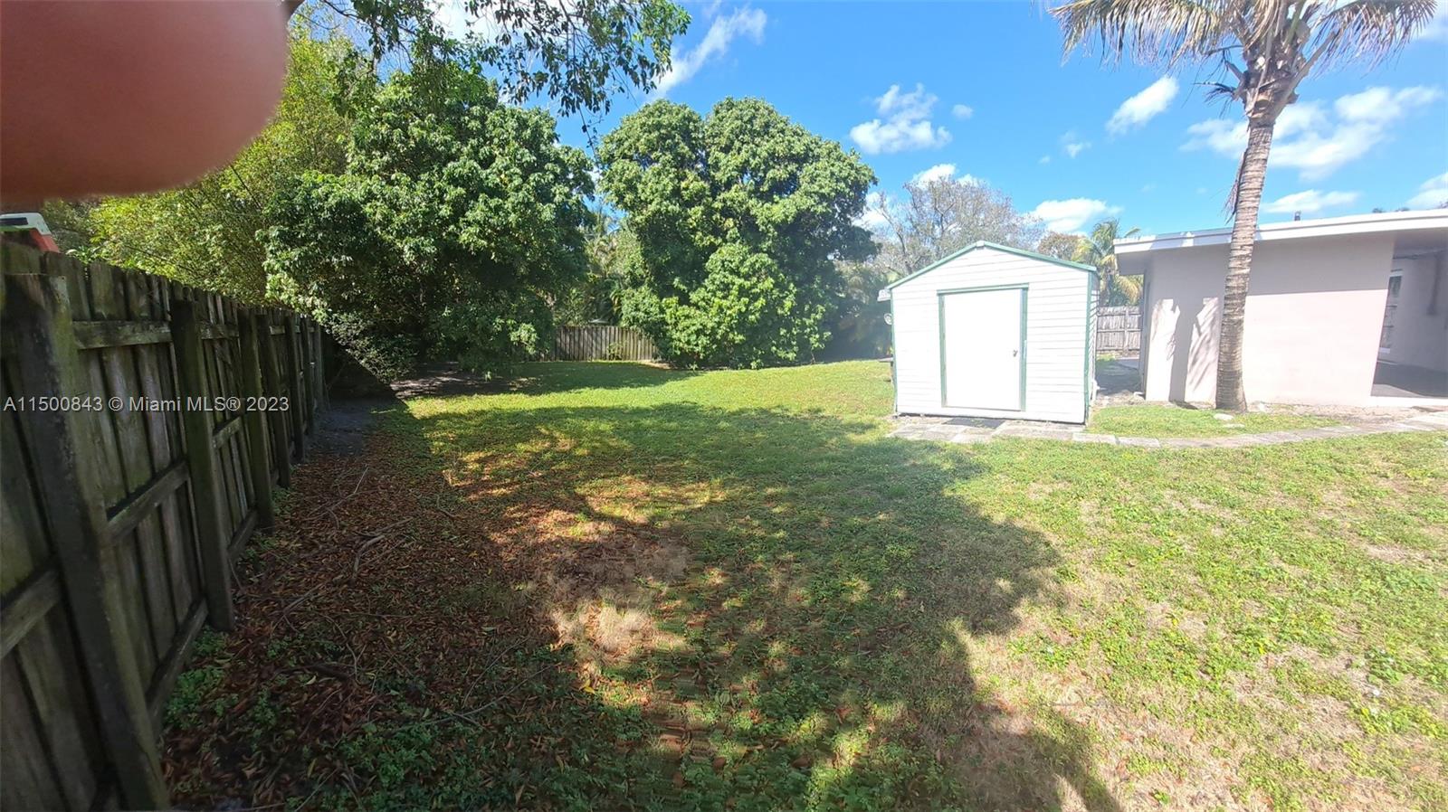 Large fenced yard-12,000 sqf, plus large shed