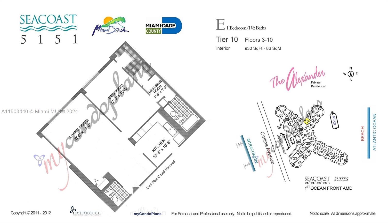 5401 Collins Ave 411, Miami Beach, Florida 33140, 1 Bedroom Bedrooms, ,1 BathroomBathrooms,Residential,For Sale,5401 Collins Ave 411,A11503440