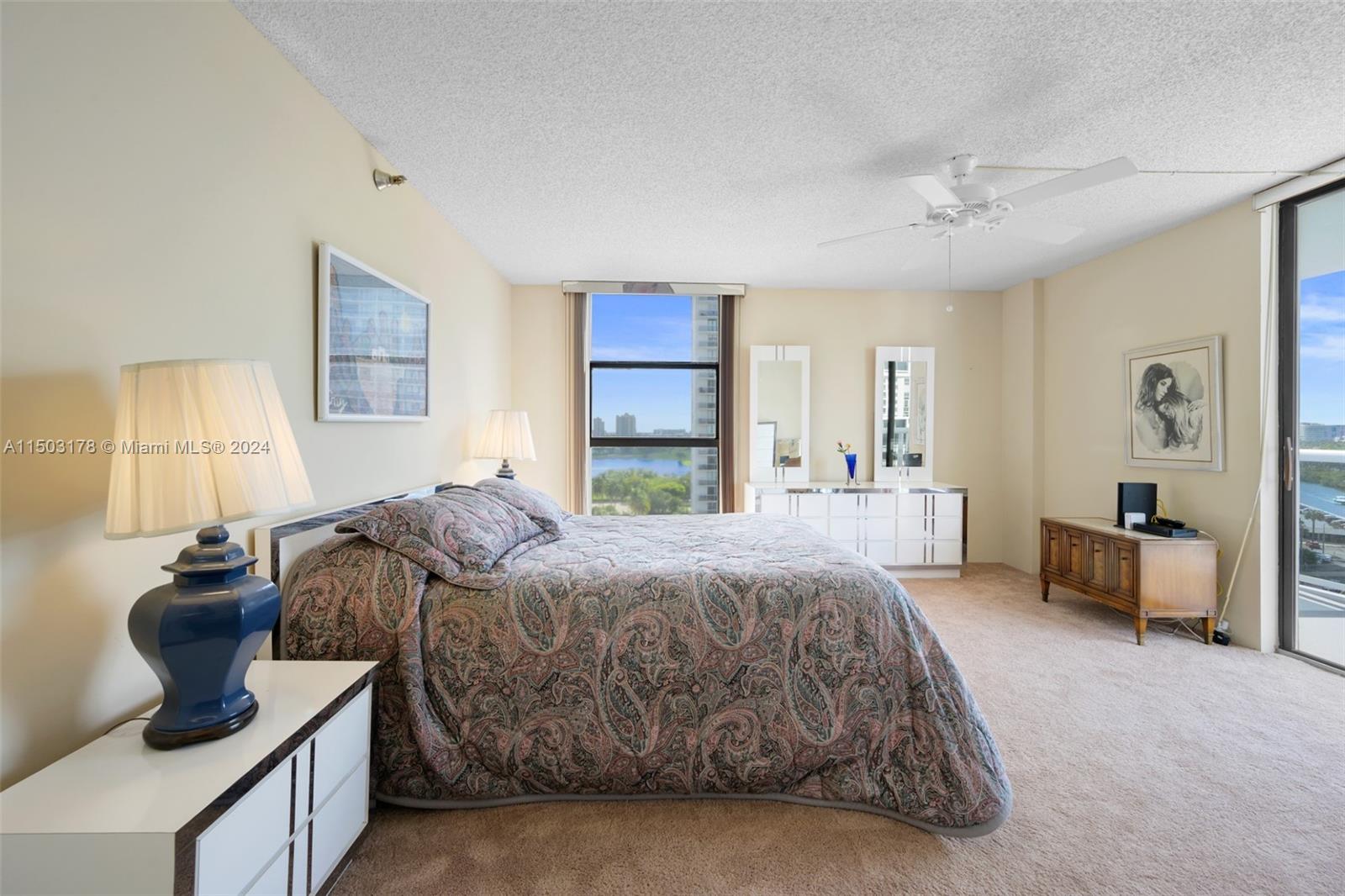 main bedroom with balcony