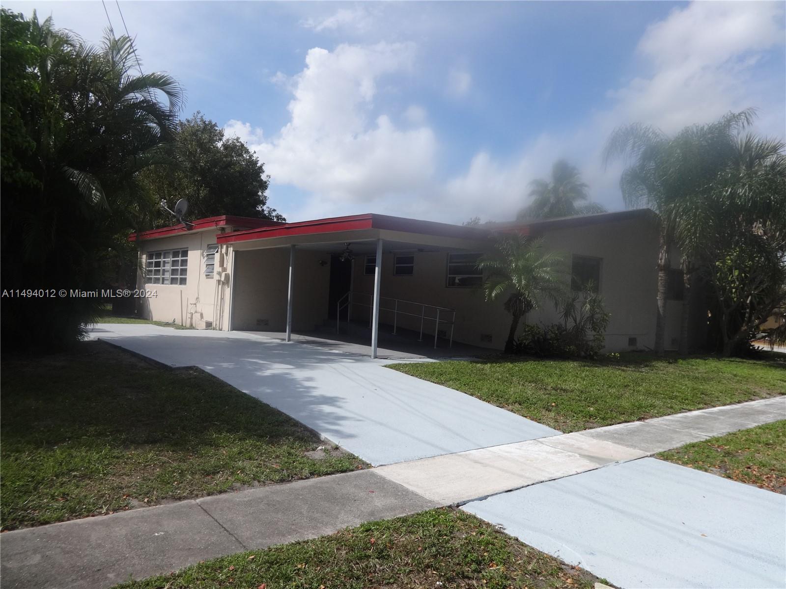 back handicap entrance