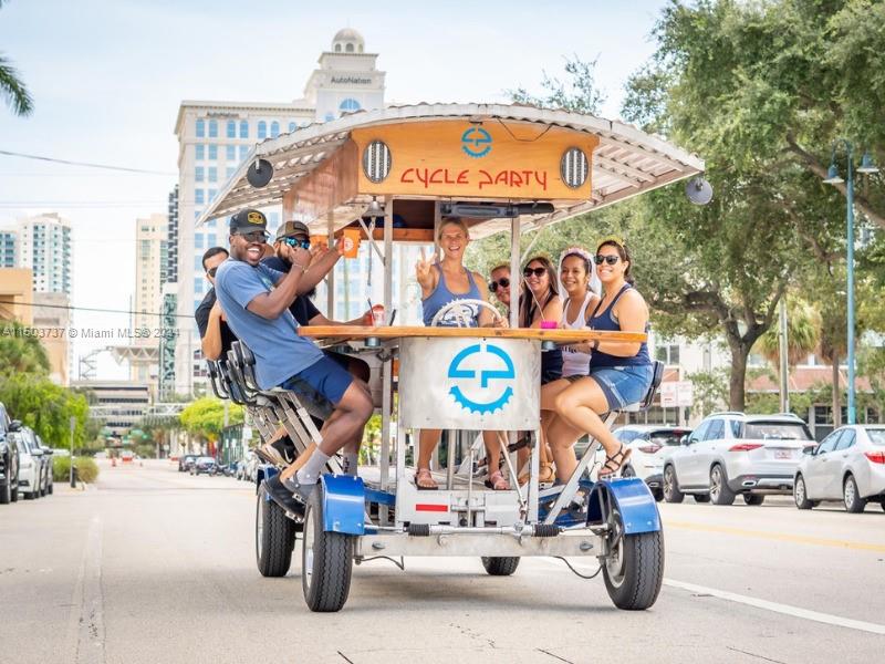 Just a short ride to all the action!