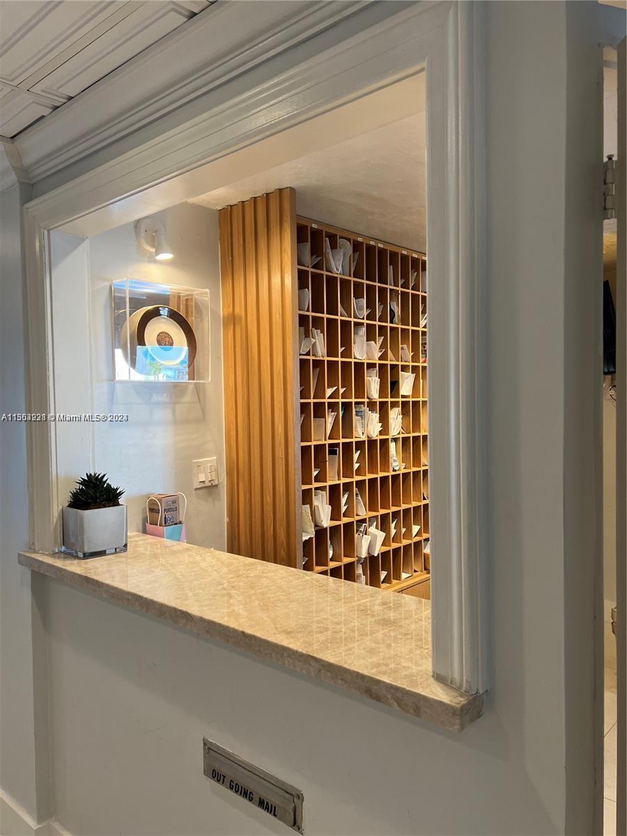 Recently renovated mail-room