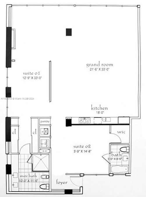 Open Loft - Can Be Turned Into 1, 2 Or 3 Bedrooms