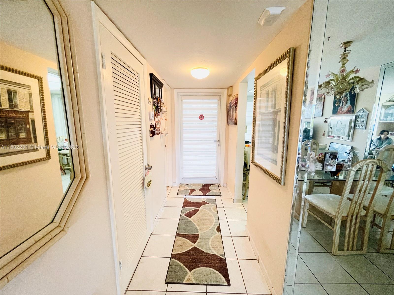 Entrance Hallway within the Condo