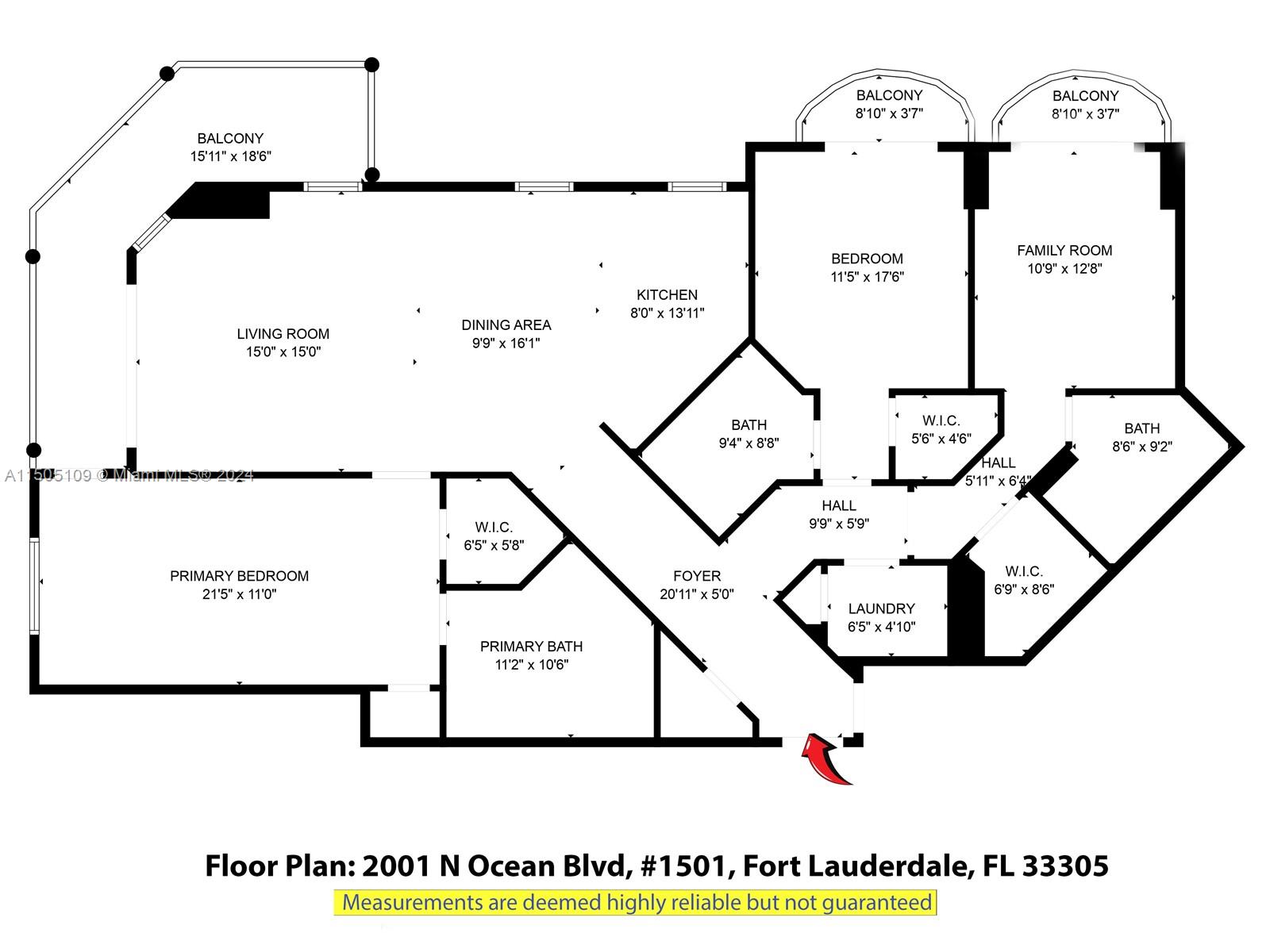 2001 Ocean Blvd, Fort Lauderdale, FL, 33305 United States, 3 Bedrooms Bedrooms, ,3 BathroomsBathrooms,Residential,For Sale,Ocean Blvd,A11505109