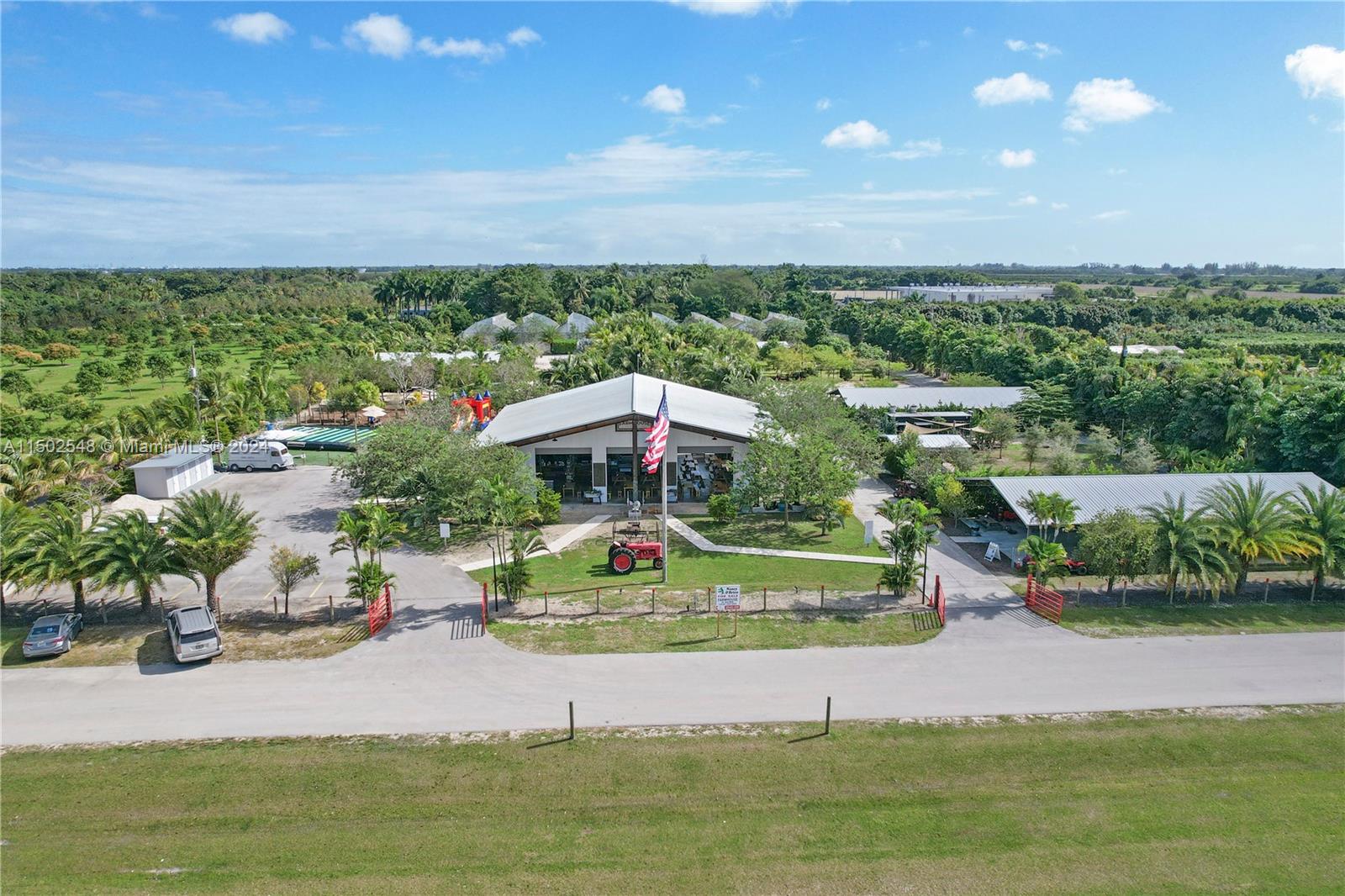 PARKING ON BOTH SIDES OF PRIVATE ROAD AND 2 INTERIOR PARKING LOTS