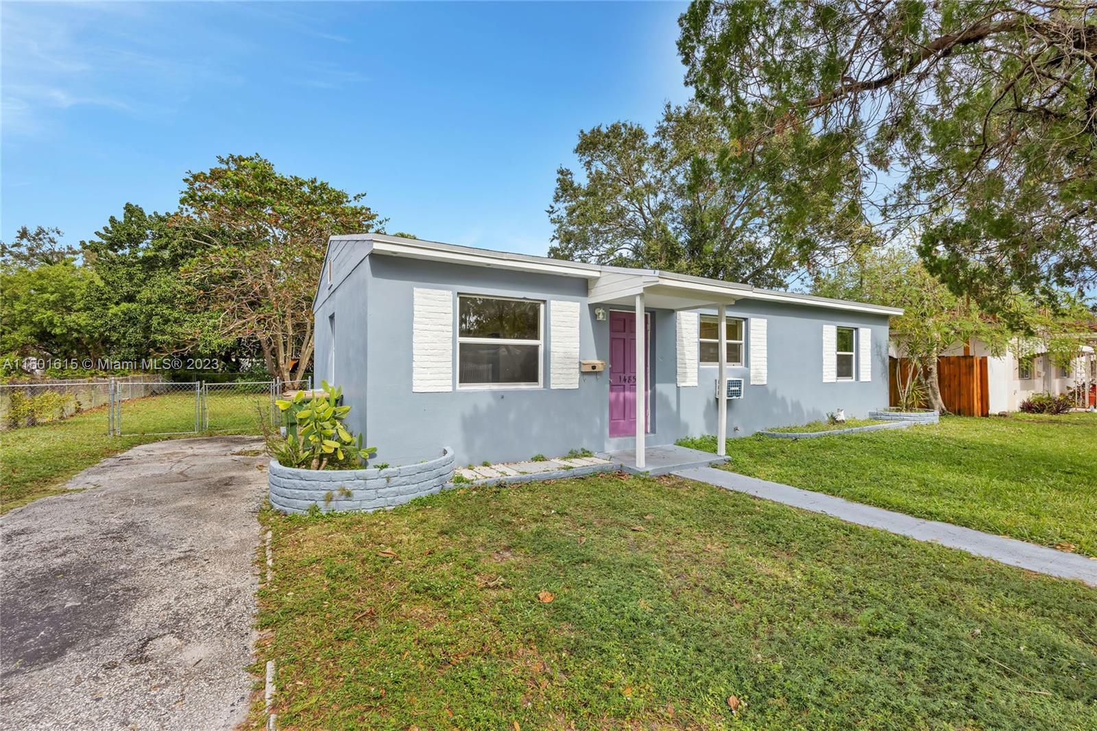 1485 NE 140th St, North Miami, Florida 33161, 3 Bedrooms Bedrooms, ,1 BathroomBathrooms,Residential,For Sale,1485 NE 140th St,A11501615