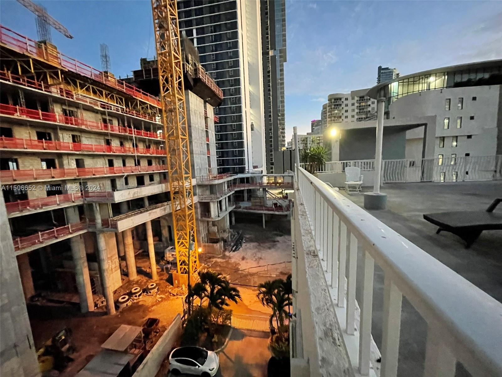 View of Pool from Balcony