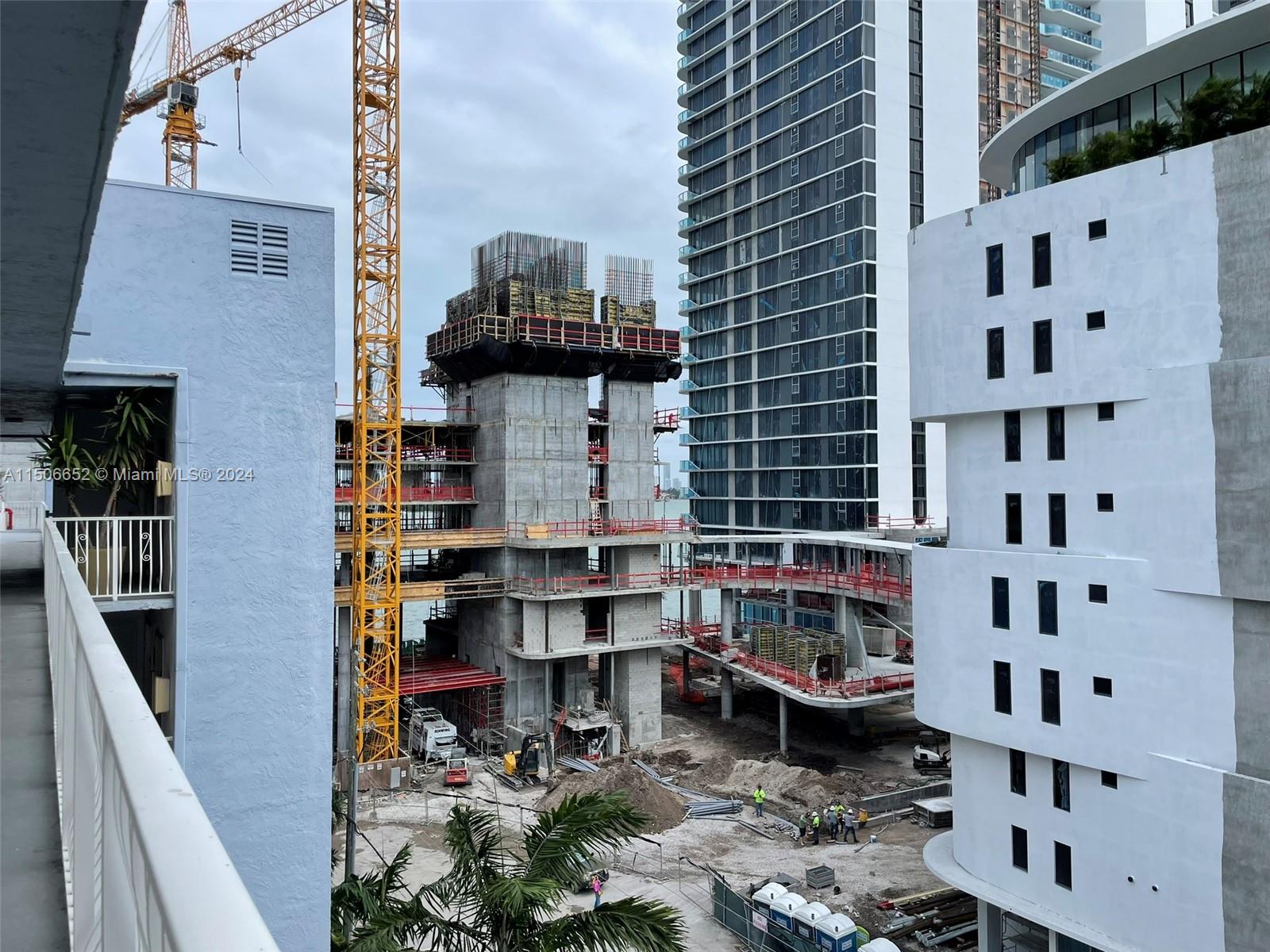 Front View of Bldg faces AriaReserve Construction Project