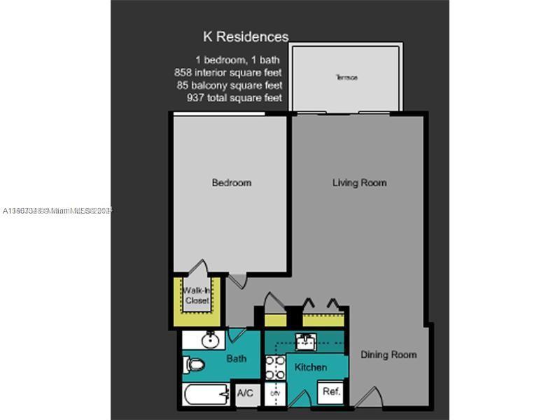 1000 West Ave 523, Miami Beach, Florida 33139, 1 Bedroom Bedrooms, ,1 BathroomBathrooms,Residentiallease,For Rent,1000 West Ave 523,A11507348
