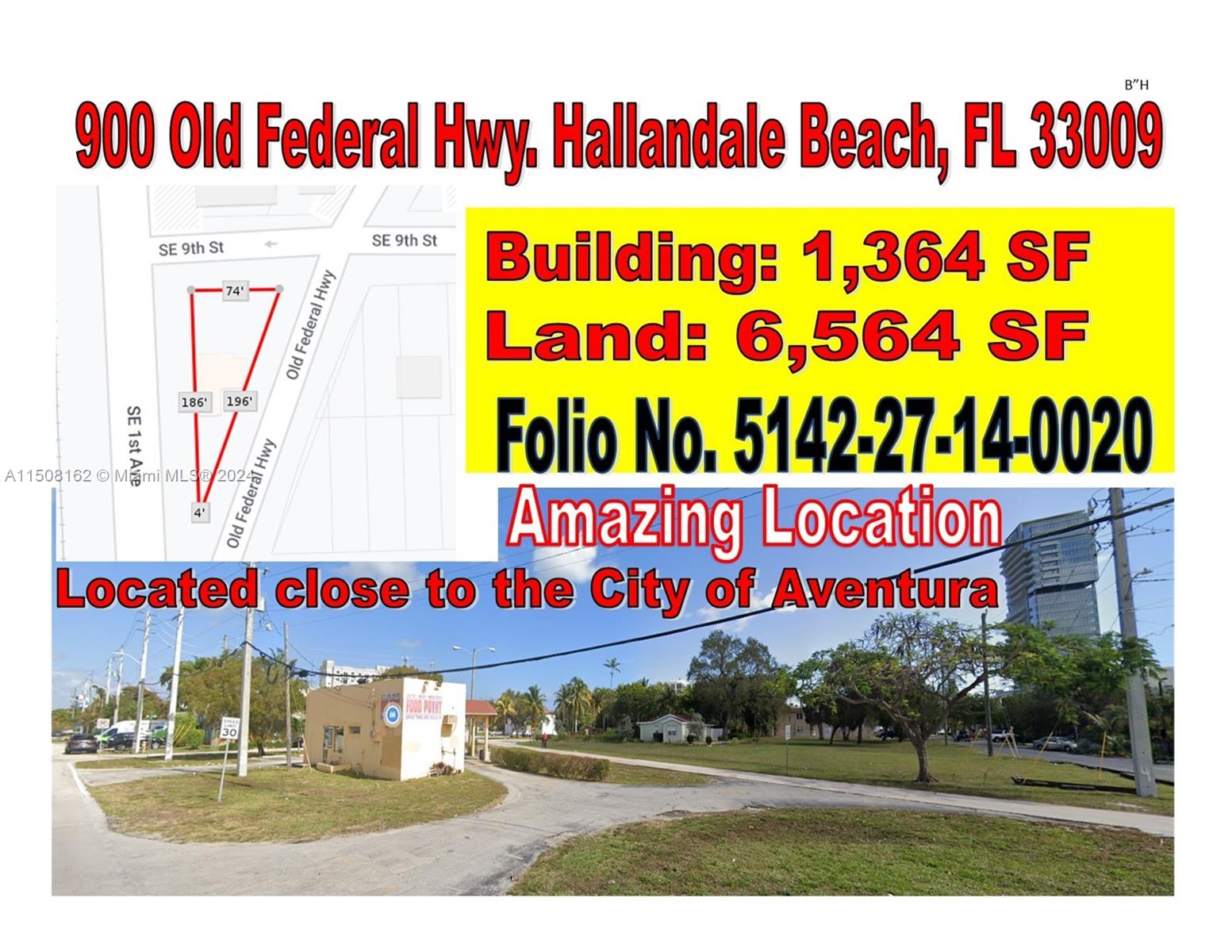 900 Old Federal Hwy, Hallandale Beach, Florida 33009, ,Commercialsale,For Sale,900 Old Federal Hwy,A11508162