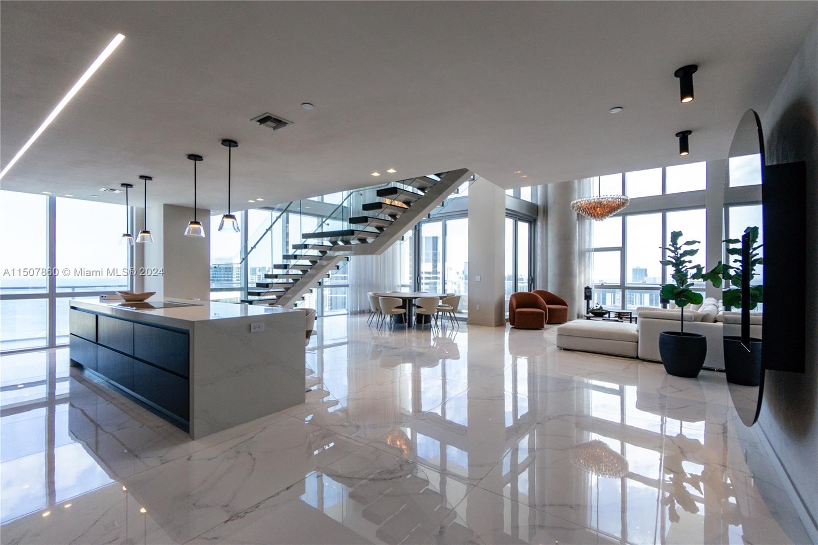 851 NE 1st Ave PH4611, Miami, Florida 33132, 4 Bedrooms Bedrooms, ,5 BathroomsBathrooms,Residentiallease,For Rent,851 NE 1st Ave PH4611,A11507860