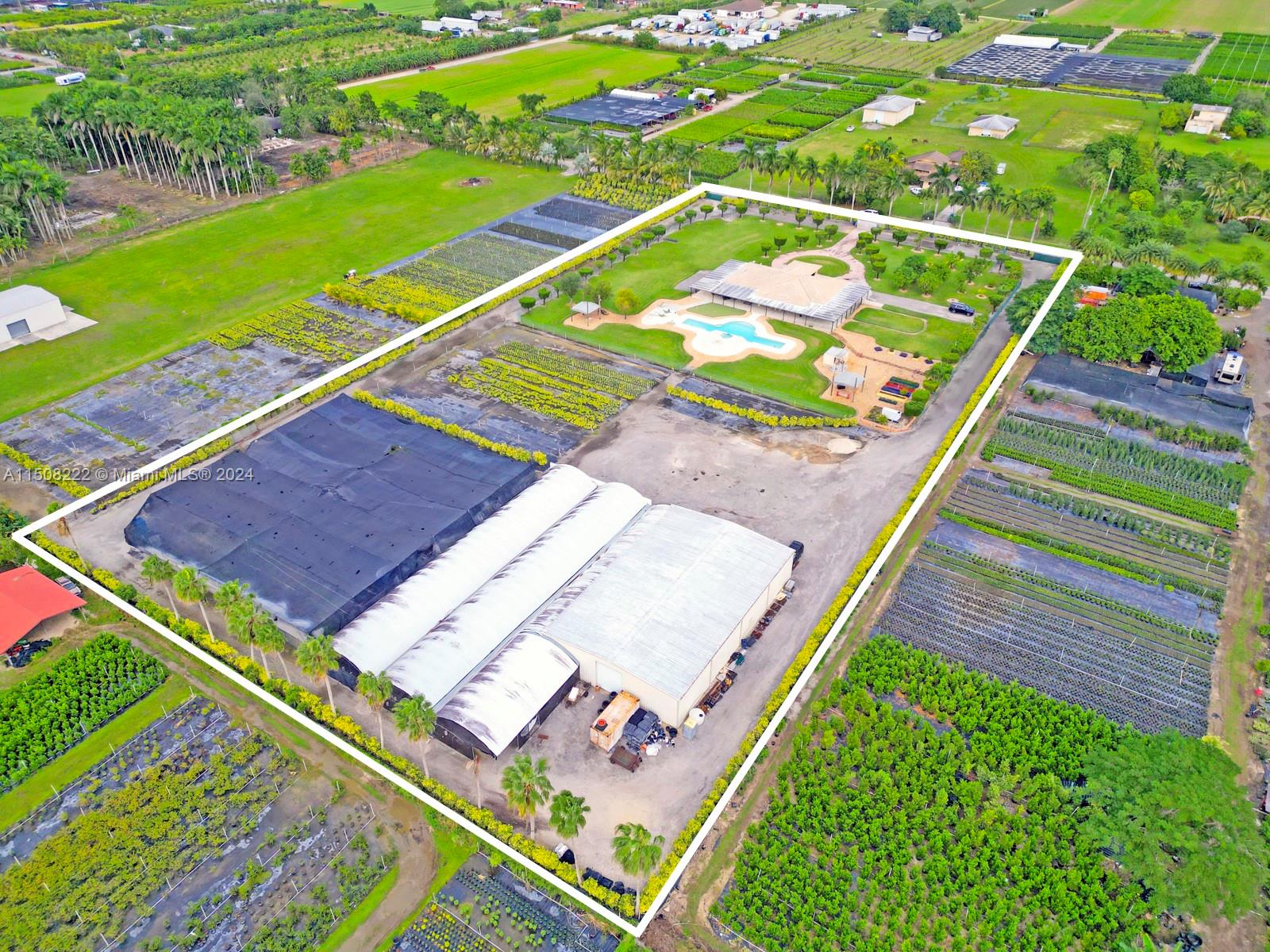 Three separate entrances 1. For Home 2nd for Nursery & 3rd for  Metal Building Area