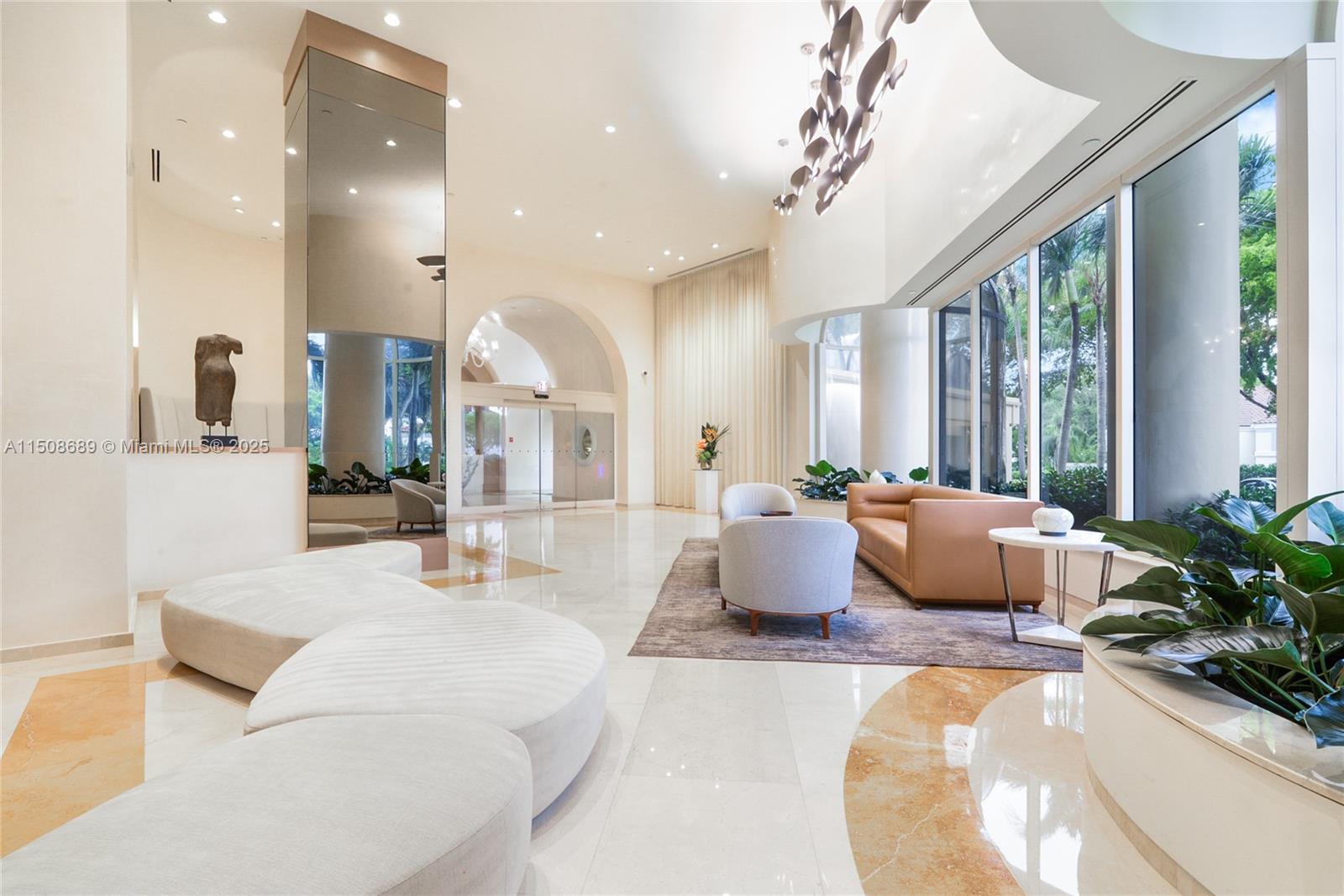 Living-room with amazing views