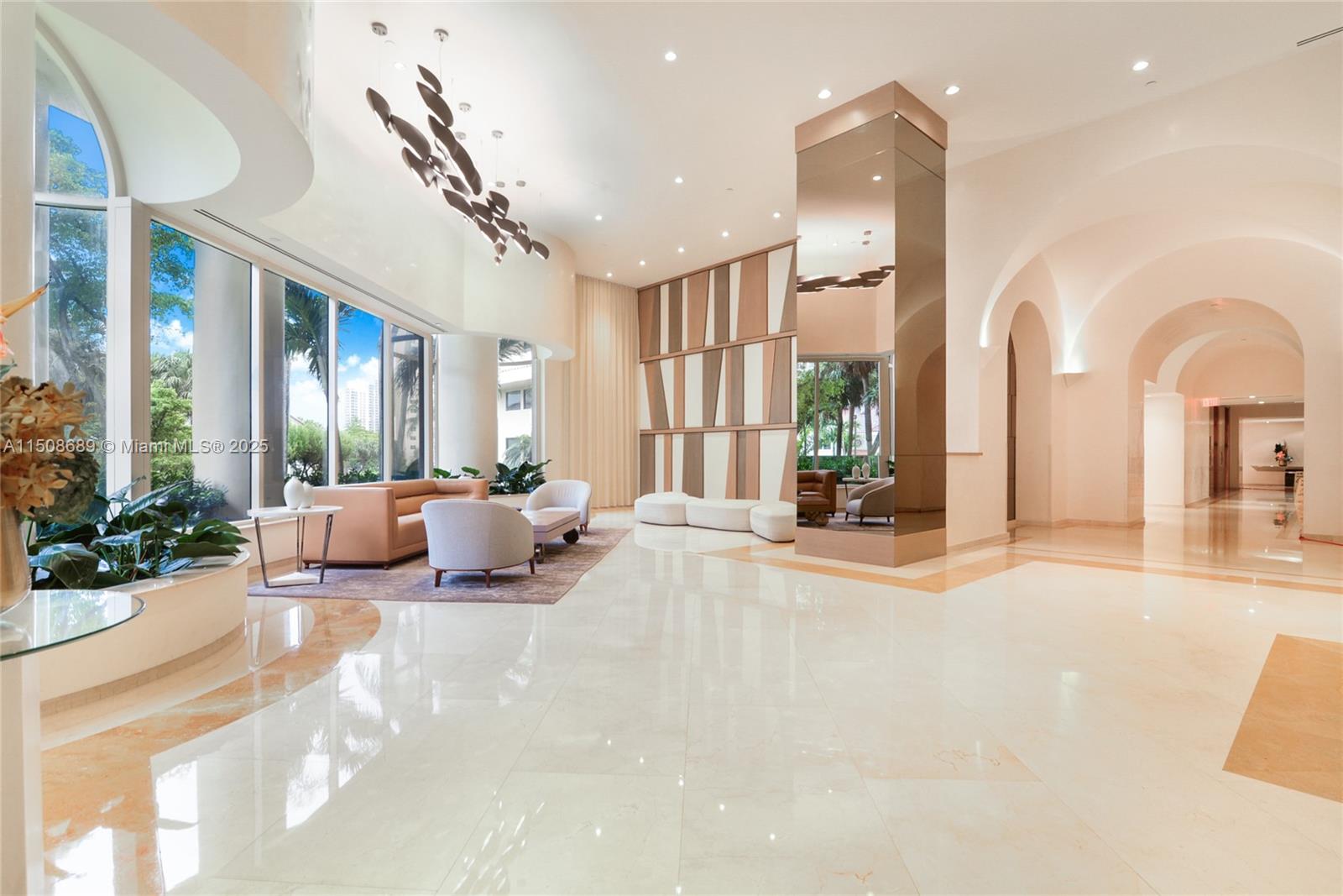 Living-room looking the entrance door