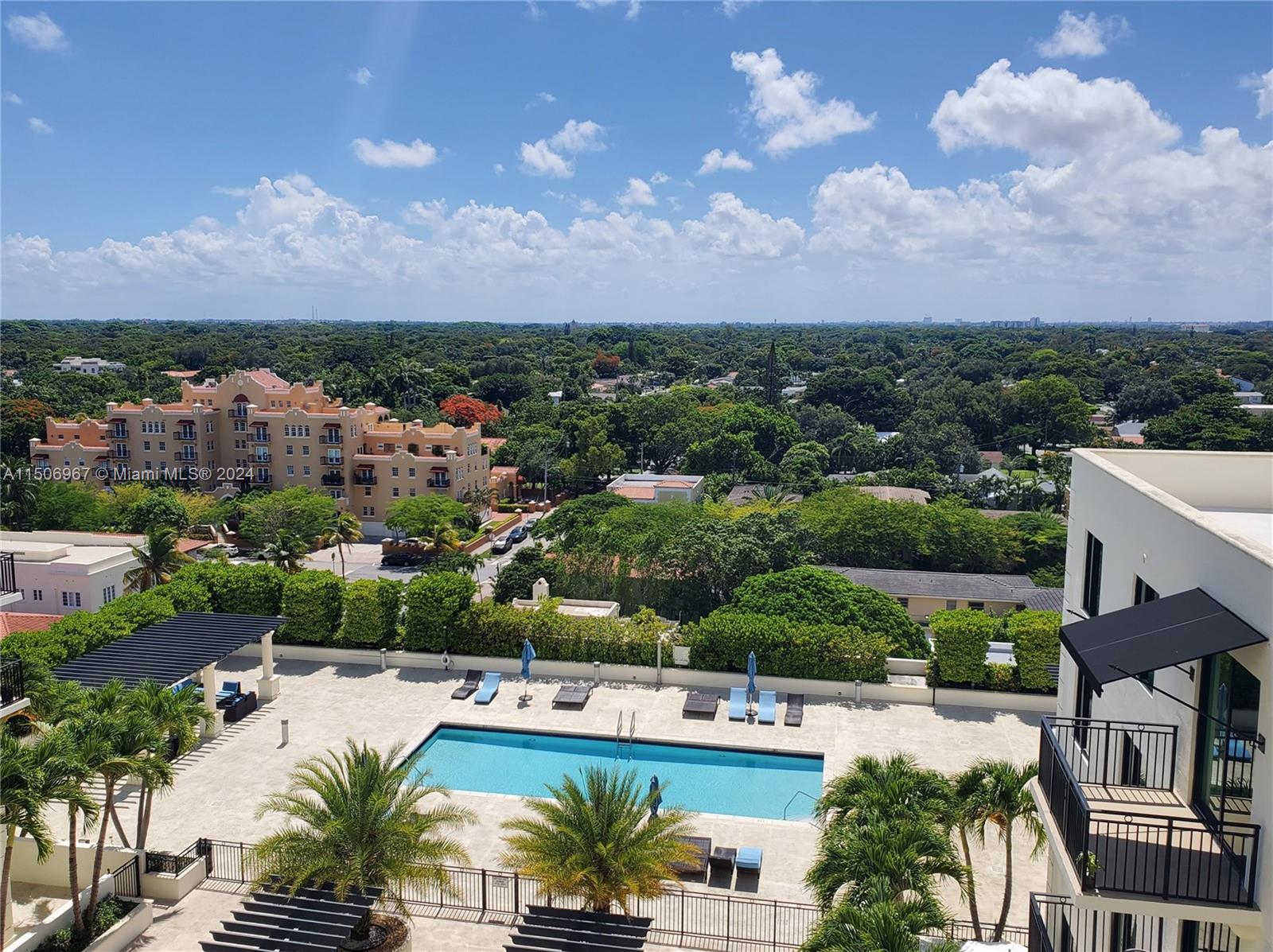 Beautiful furnished Condo in the heart of Coral Gables conveniently located minutes away from Miracle Mile restaurants, shops, and businesses, Urban Life At Its Best. Spacious unit offers 2 bedrooms and 2 baths, 2 parking spaces side by side and beautiful views. Amenities include Concierge, great room, fitness center, beautiful pool, and lounge area. Unit furnished by TUI Lifestyle. Deposits, first and last month, security deposit. Building requires a common area deposit equal to 1 month rent. Unit available immediately.