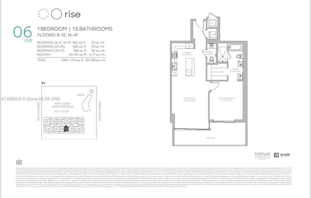 88 SW 7th St 1006, Miami, Florida 33130, 1 Bedroom Bedrooms, ,1 BathroomBathrooms,Residential,For Sale,88 SW 7th St 1006,A11505612