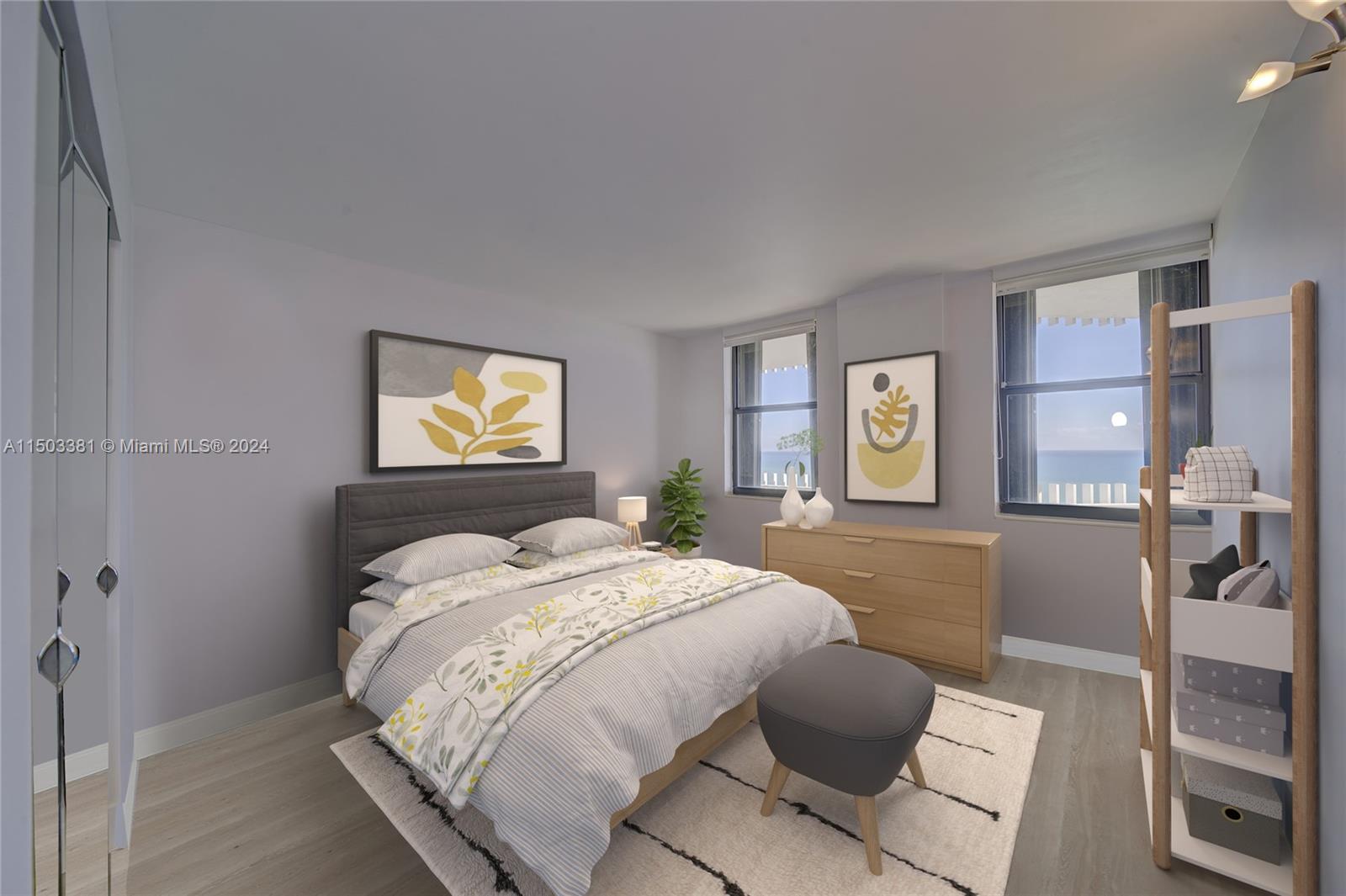 large second bedroom