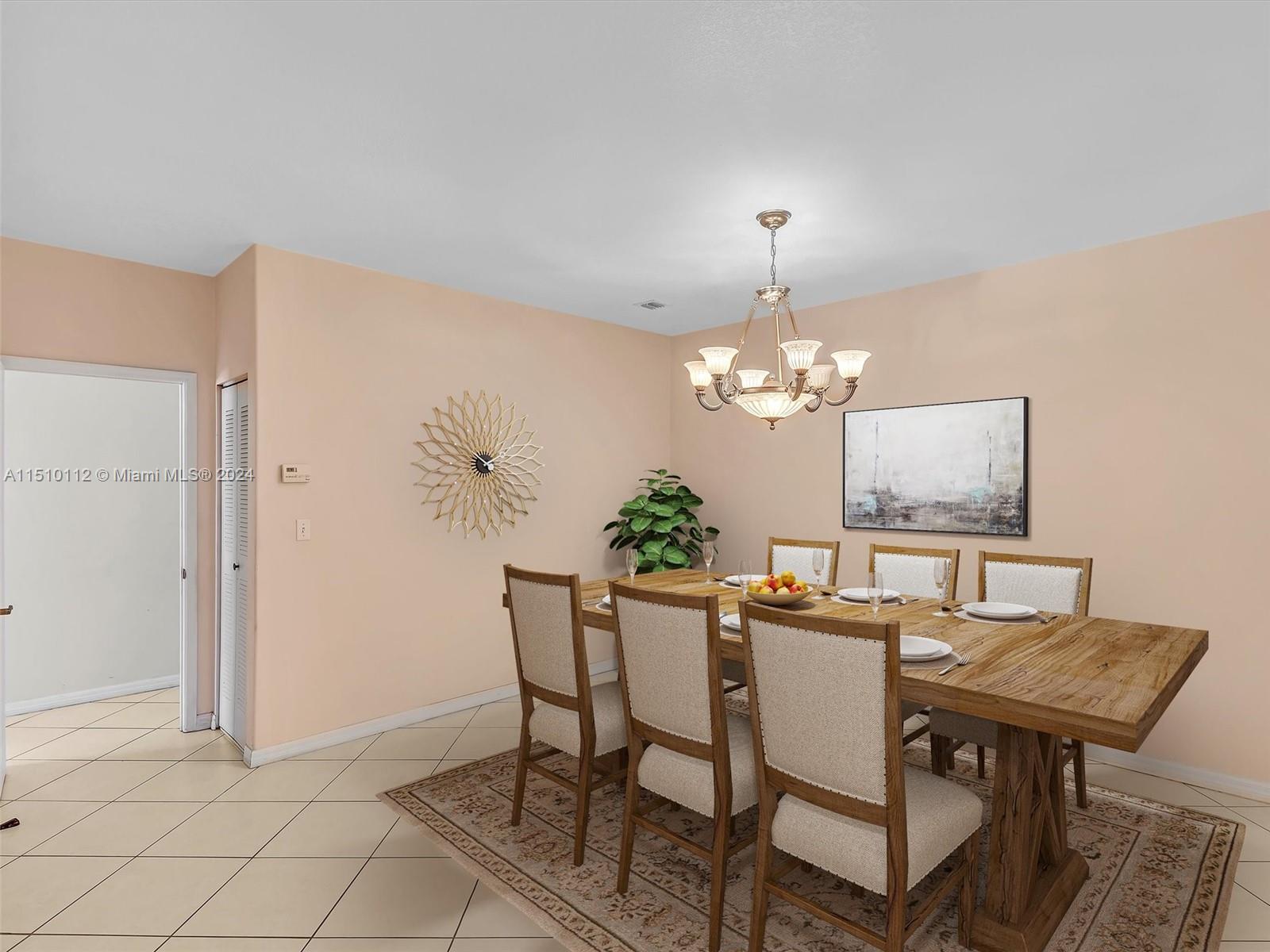 ormal Dining room area, This floor plan has many possibilities. Virtually Staged Photo
