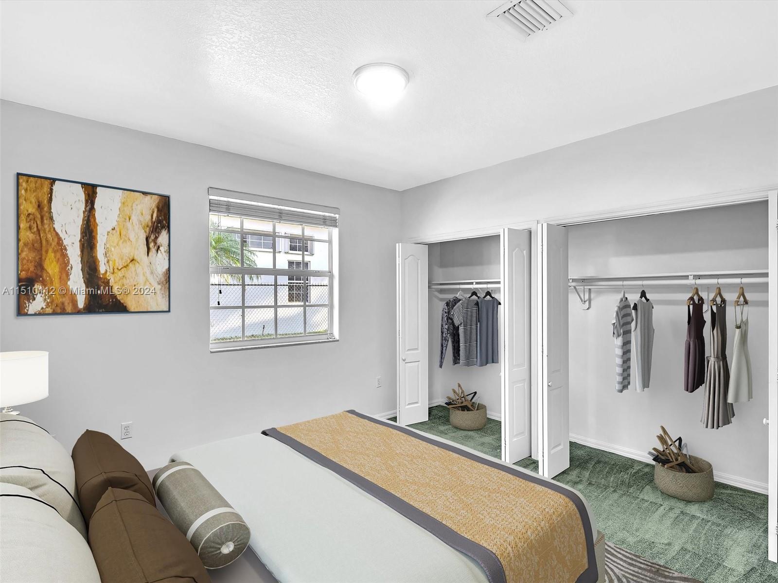 Bedroom # 4. Virtually staged photo.