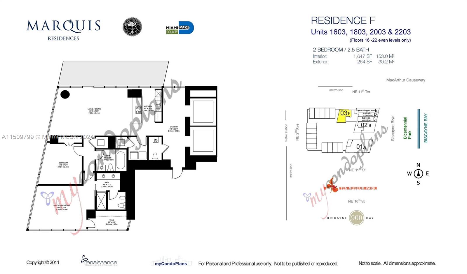 1100 Biscayne Blvd 1603, Miami, Florida 33132, 2 Bedrooms Bedrooms, ,2 BathroomsBathrooms,Residential,For Sale,1100 Biscayne Blvd 1603,A11509799