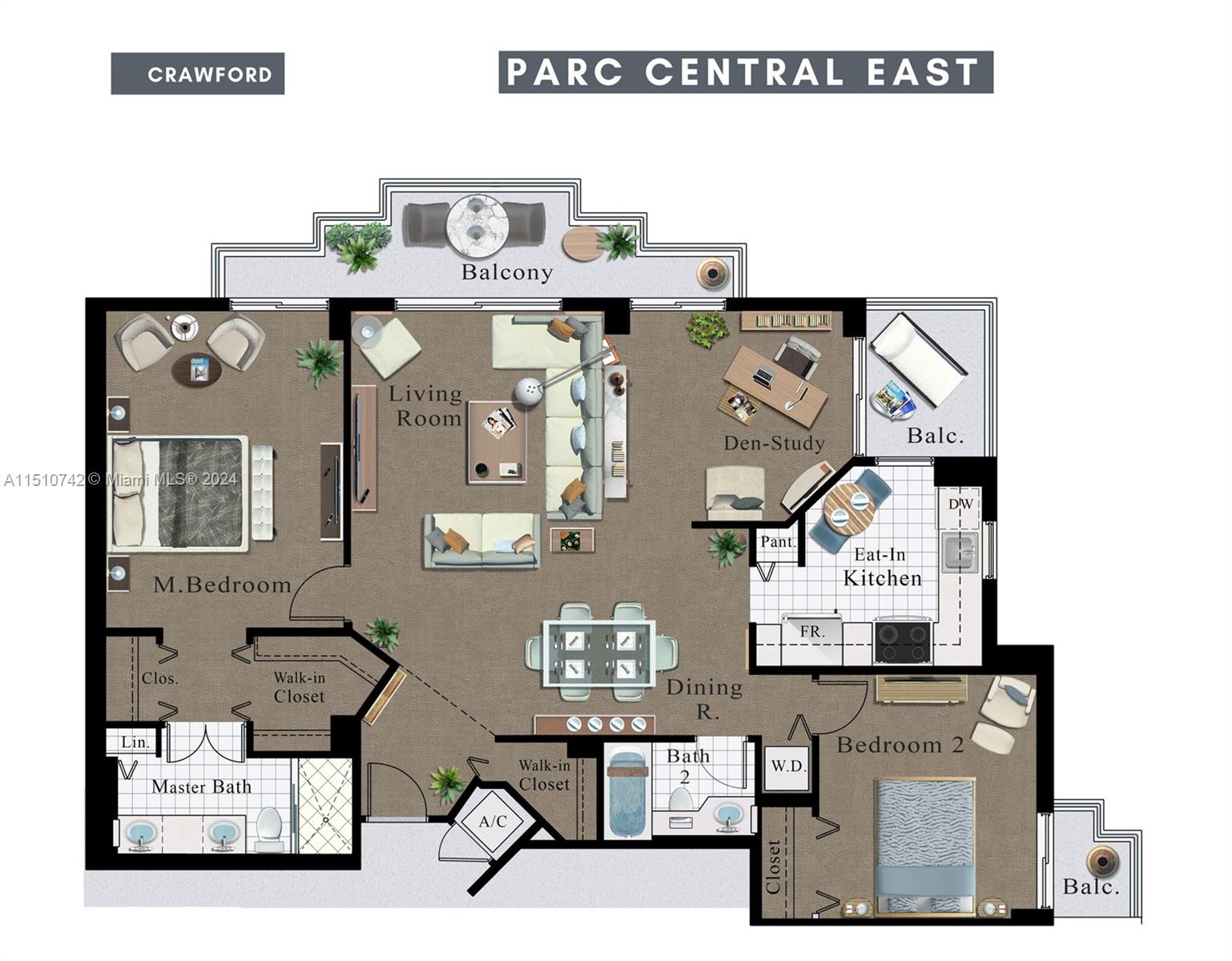Aventura, Florida 33180, 2 Bedrooms Bedrooms, ,2 BathroomsBathrooms,Residentiallease,For Rent,A11510742