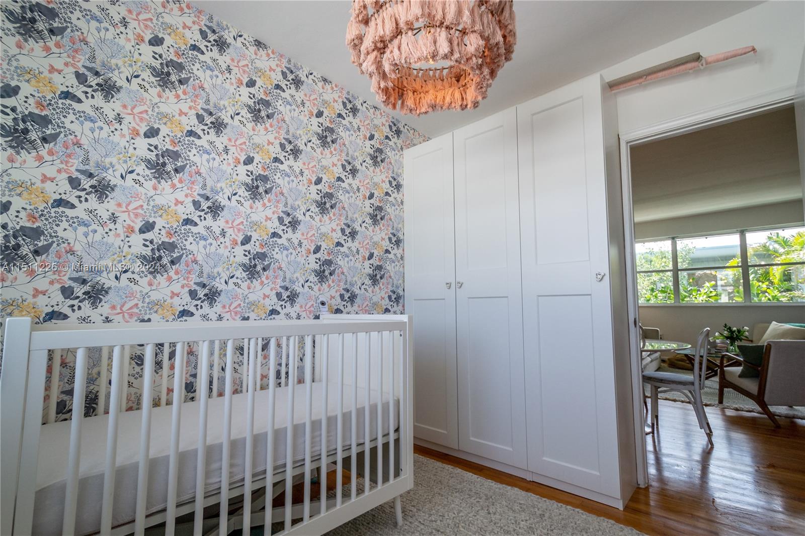 Picture took when unit was bought. Tenant's furniture today is different.