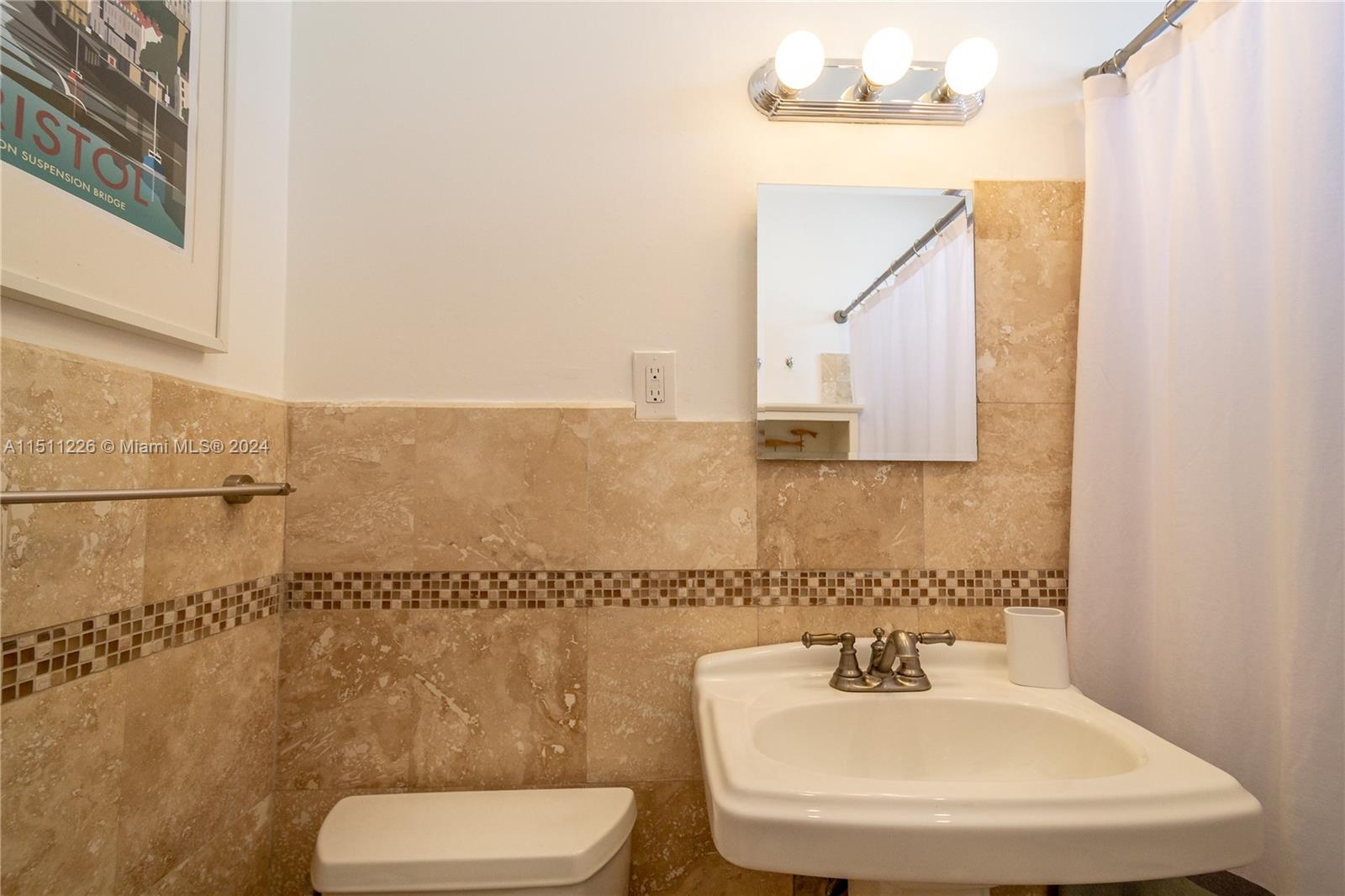 Picture took when unit was bought. Tenant's furniture today is different.