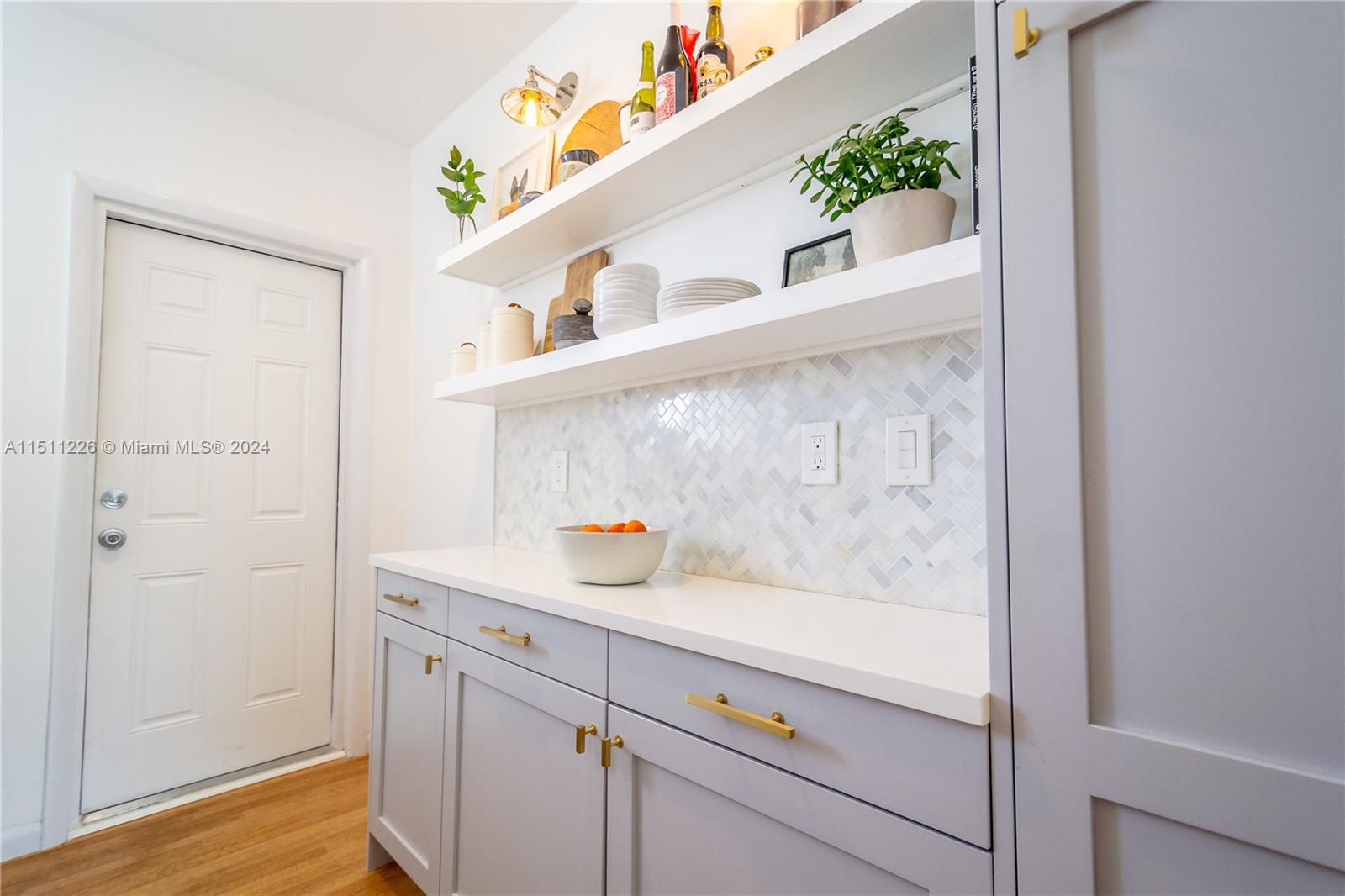 Picture took when unit was bought. Tenant's furniture today is different.