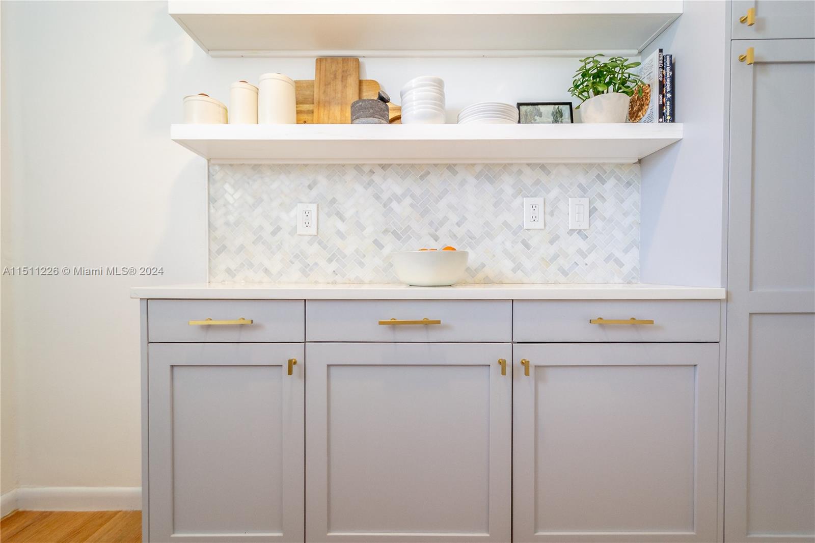 Picture took when unit was bought. Tenant's furniture today is different.