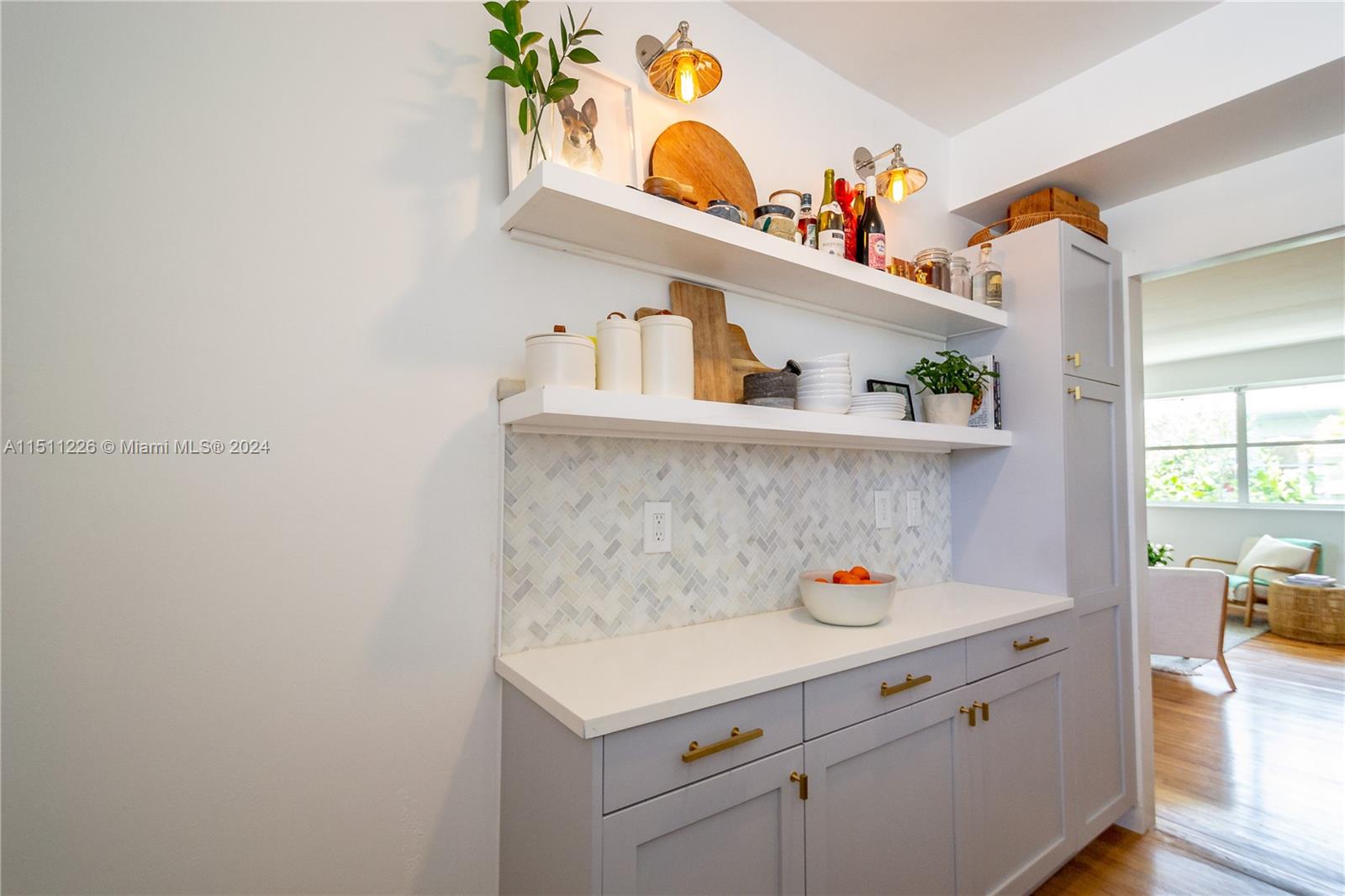 Picture took when unit was bought. Tenant's furniture today is different.