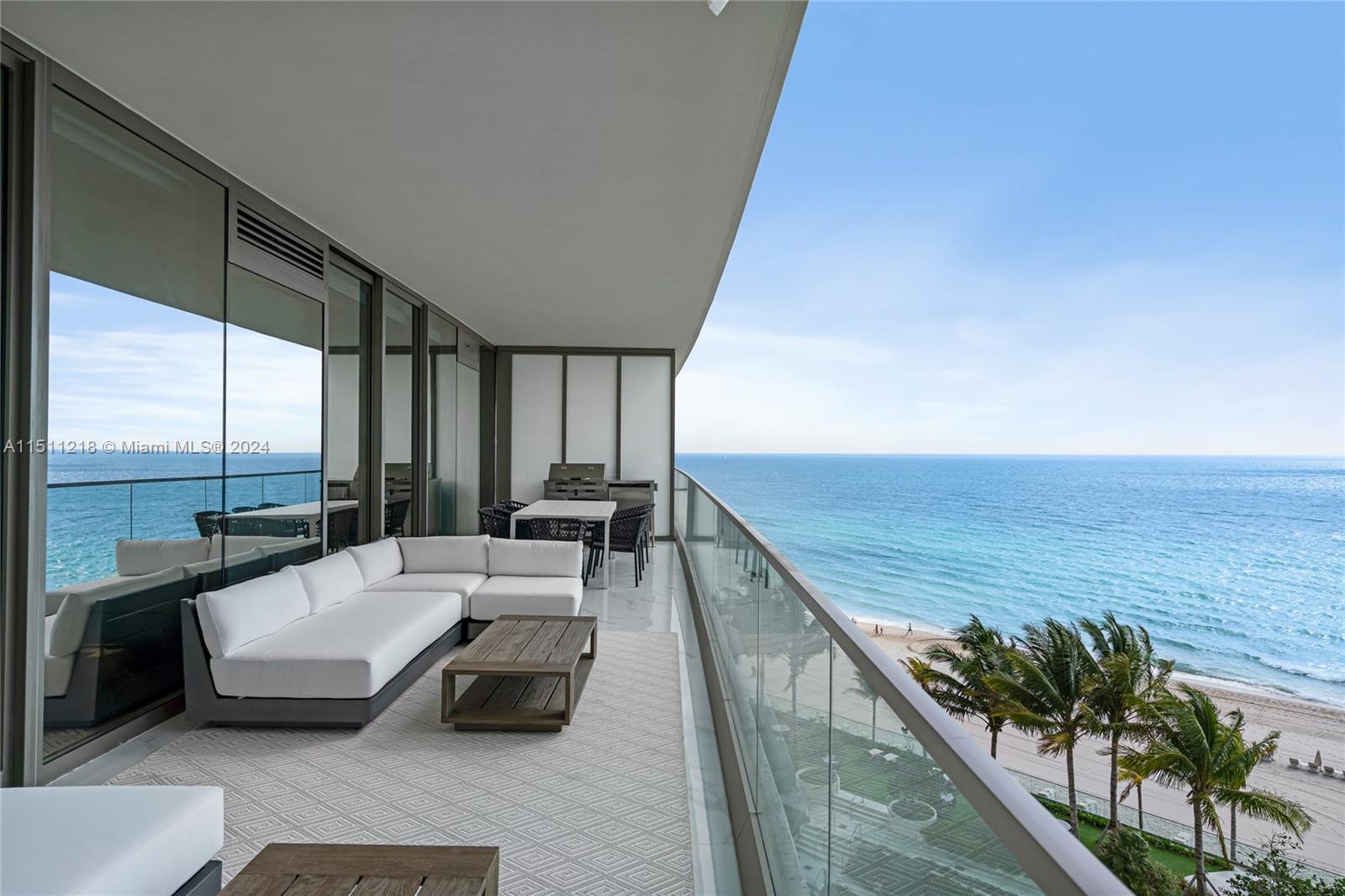 Experience luxury living at its finest in this fully furnished 4-bedroom oceanfront unit at Residences by Armani/Casa! Revel in state-of-the-art kitchen, breathtaking ocean & bay vistas, Giorgio Armani's elegant design, and top-notch amenities, including a private restaurant, spa, pool, fitness center, and direct beach access. Your dream oceanfront retreat awaits!"