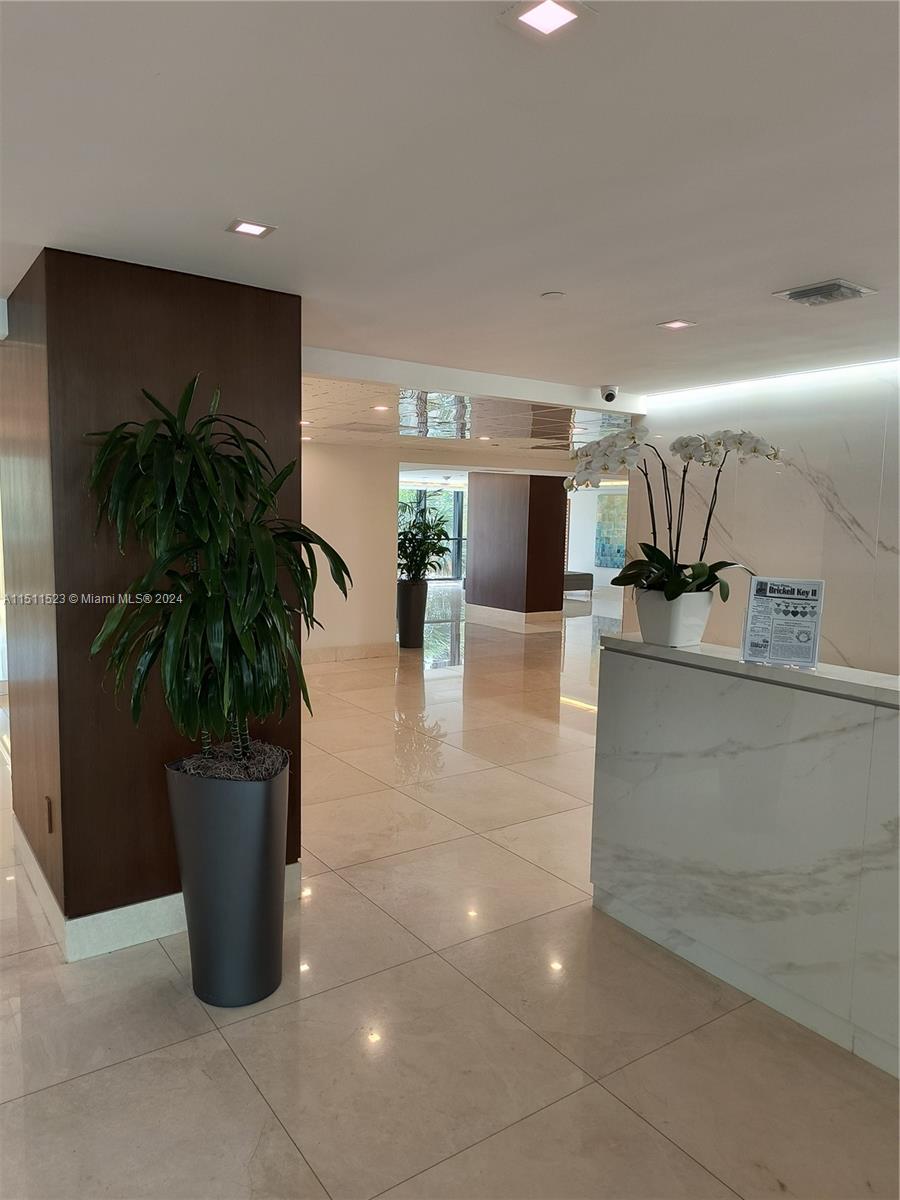 Reception area
