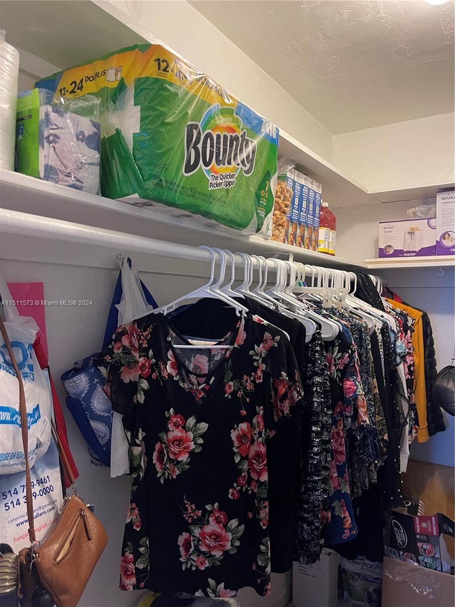 Ample closet space. Walking closets